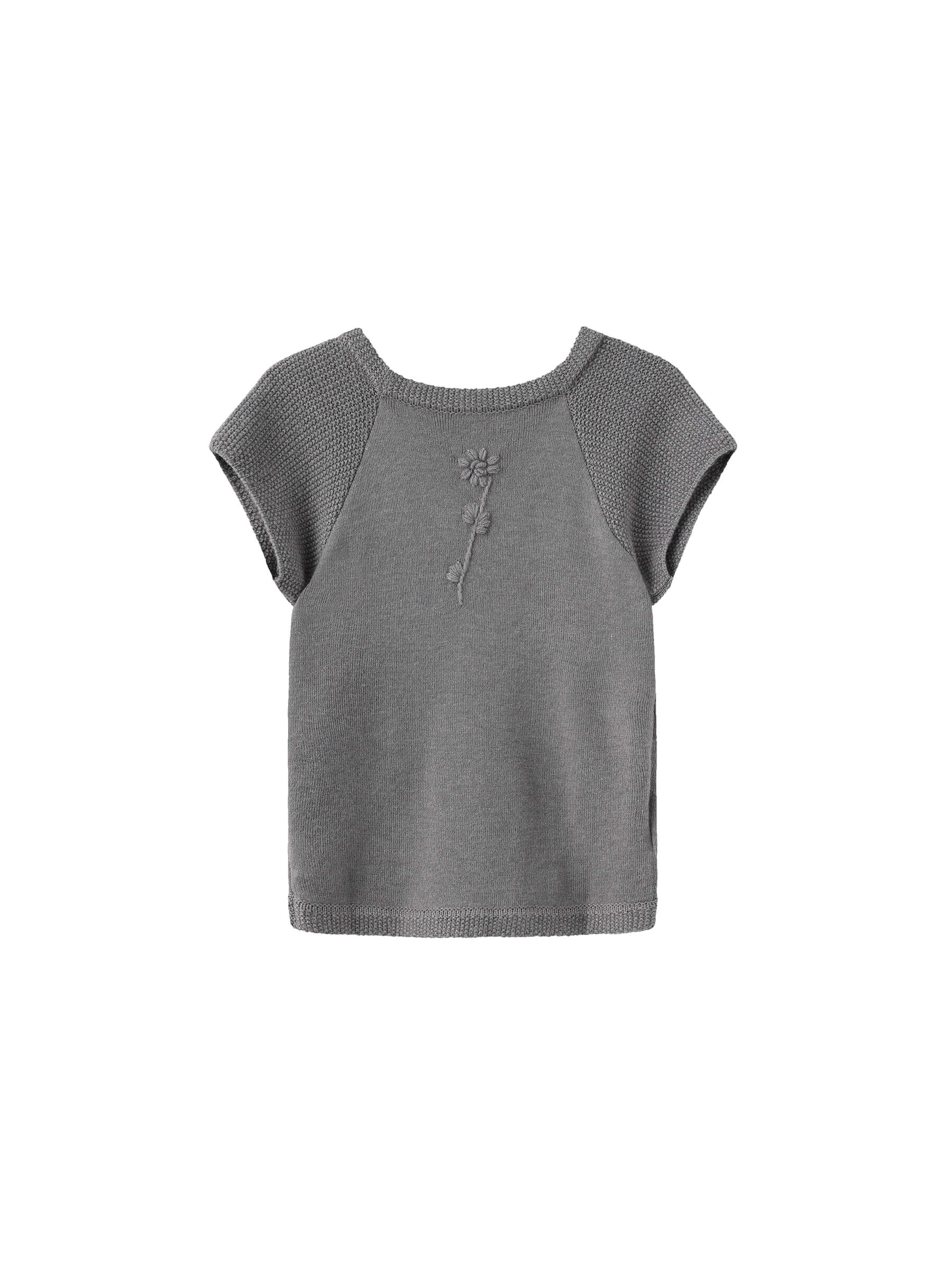 Jacquard Cropped Knit Top with Cashmere Blend - Image 18