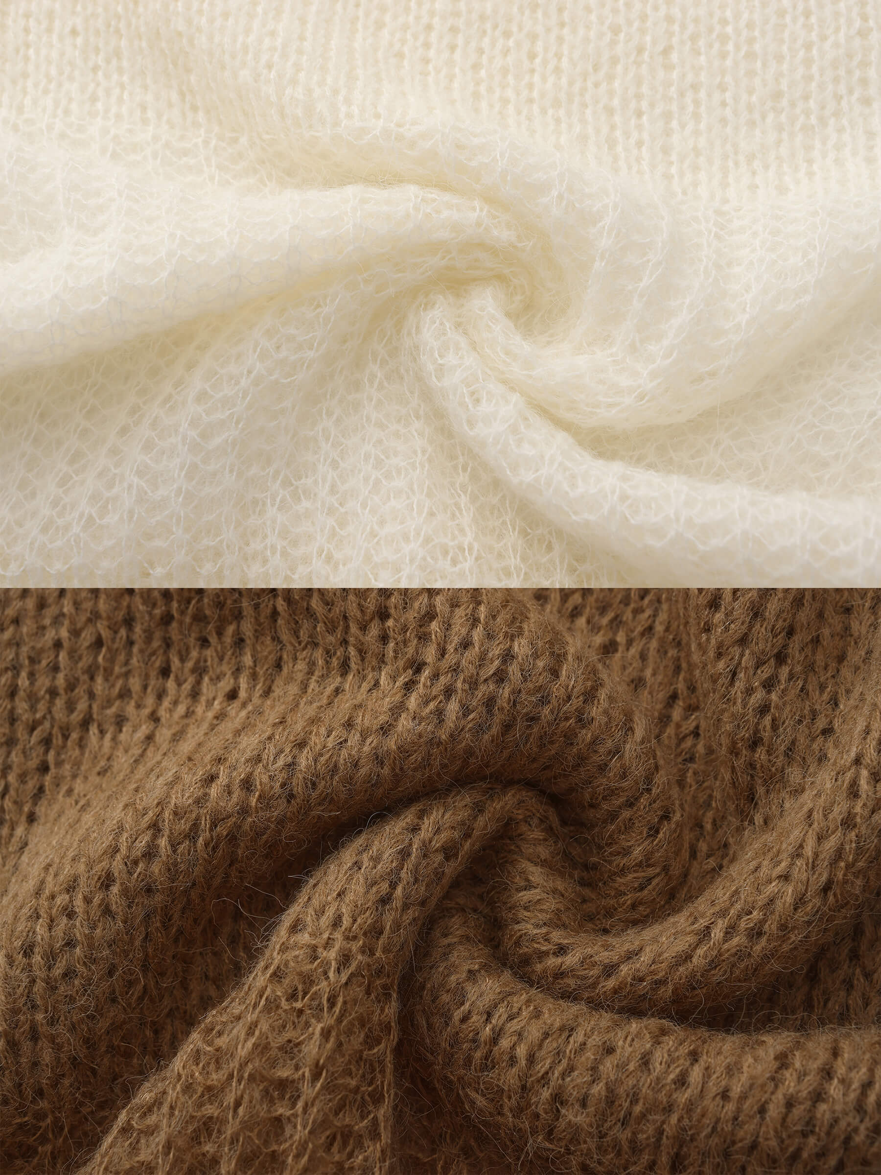 Off The Shoulder Stacked Long Sleeved Sweater - Image 21