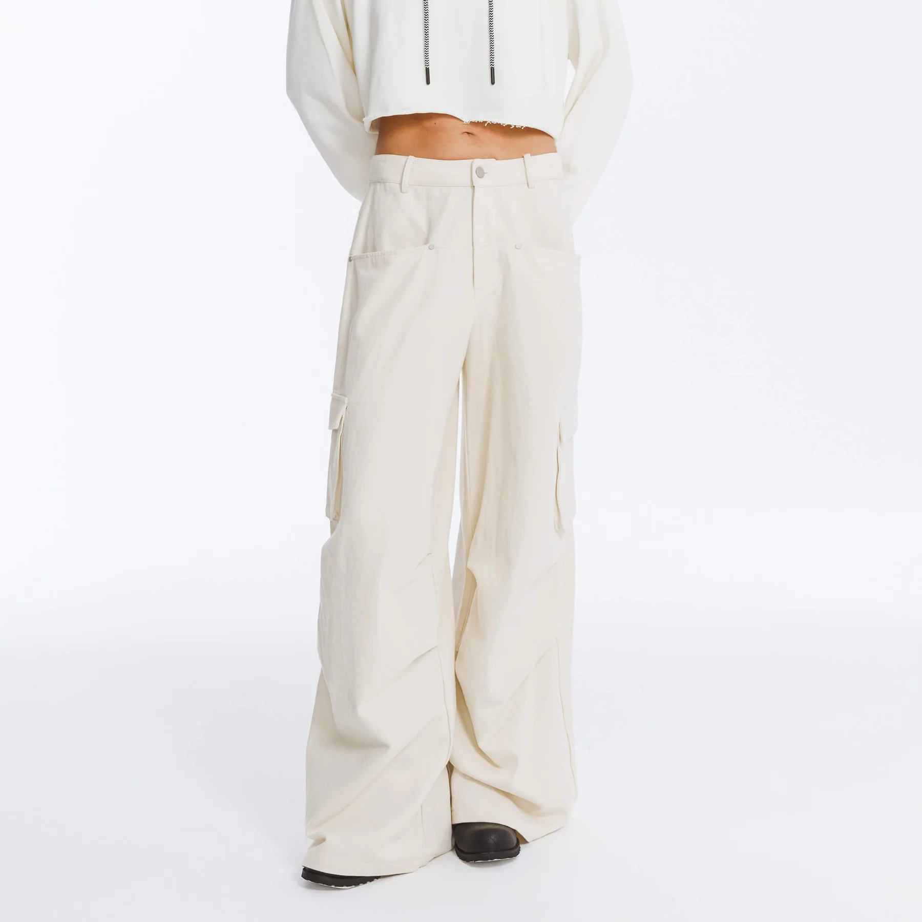 Pure Cotton Twill Cargo Trousers - Image 13
