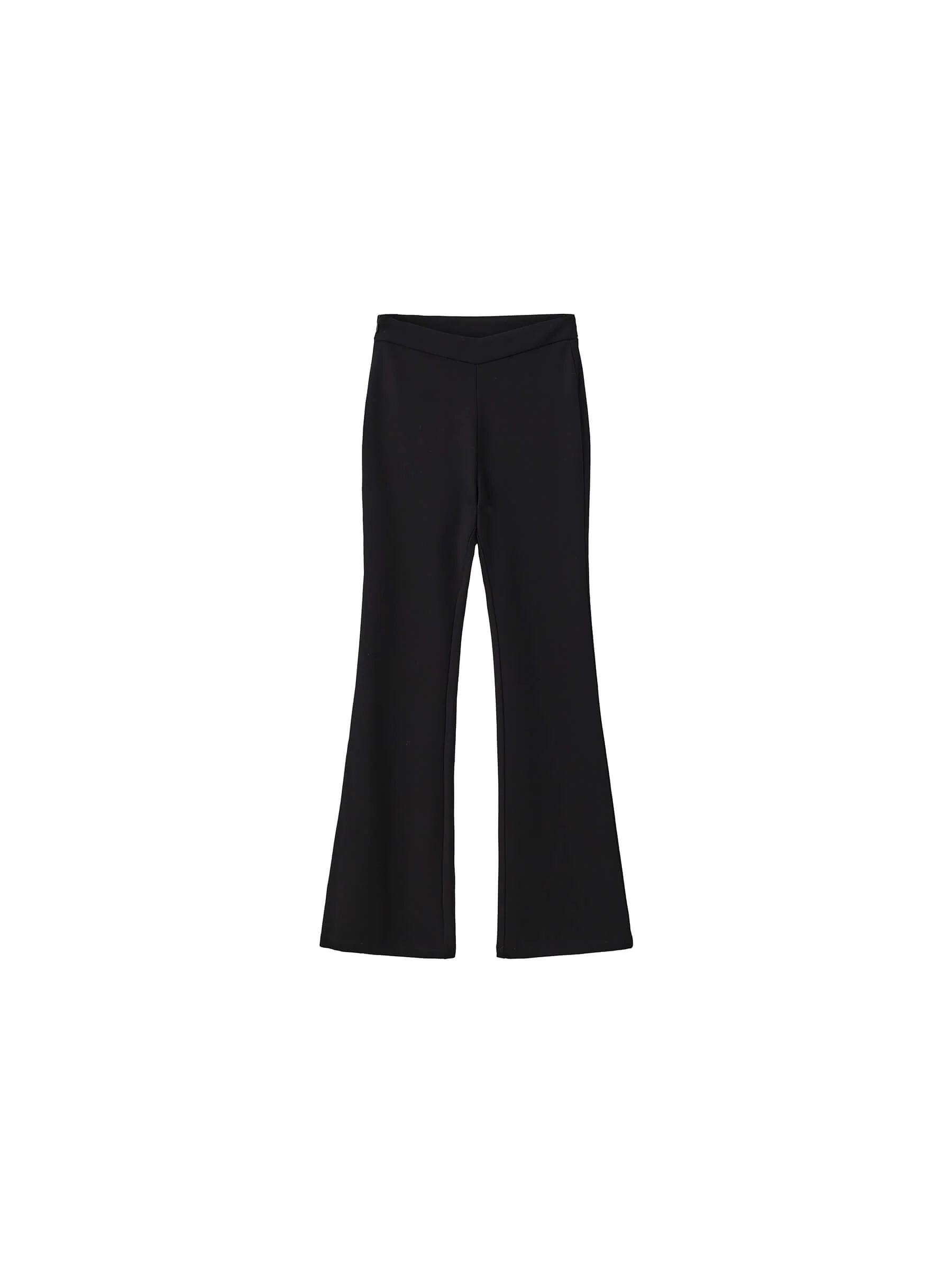 High Waisted Flared High Elastic Trousers - Image 8
