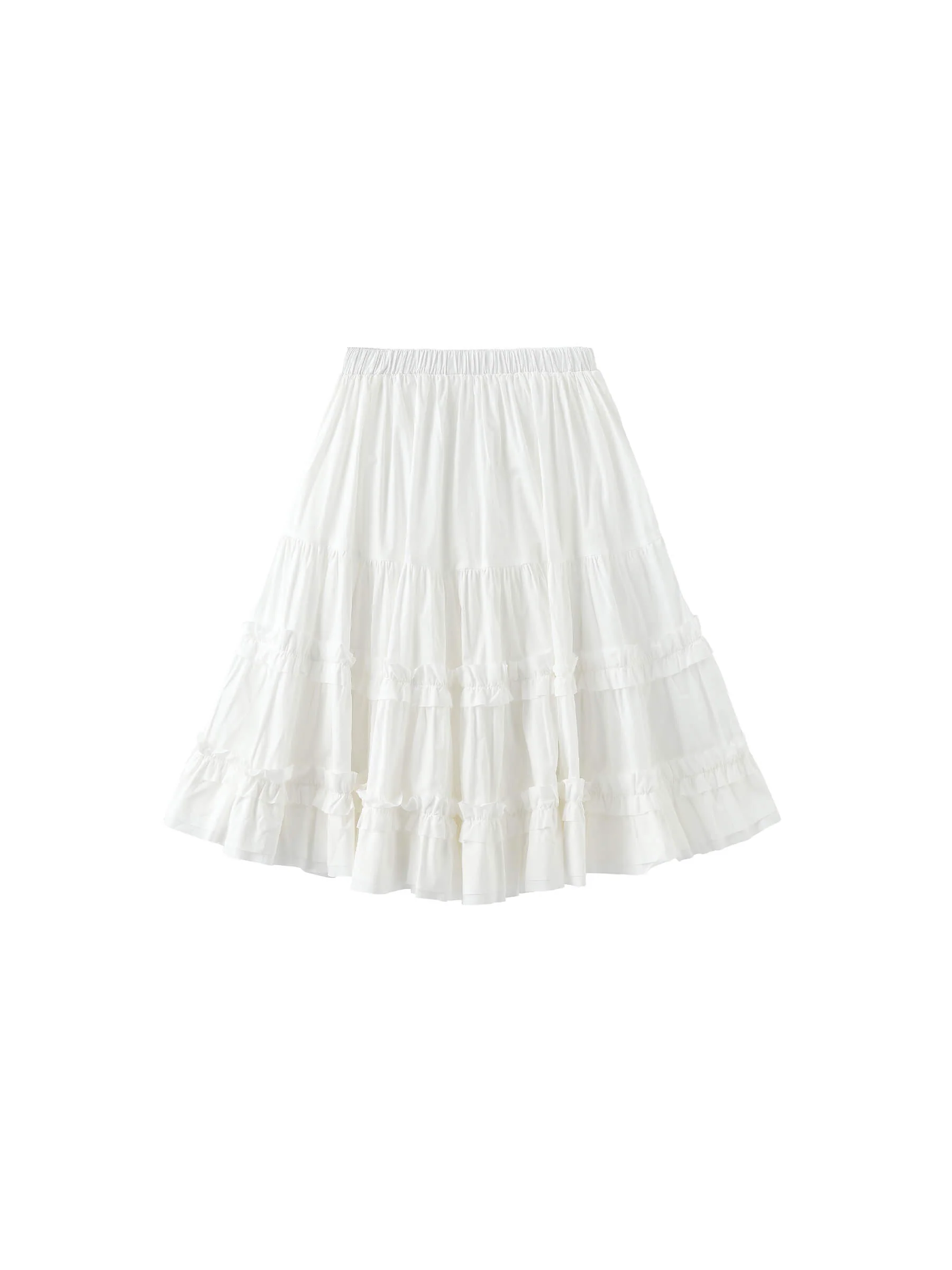 Pure Cotton Ruffle Cake Skirt - Image 16