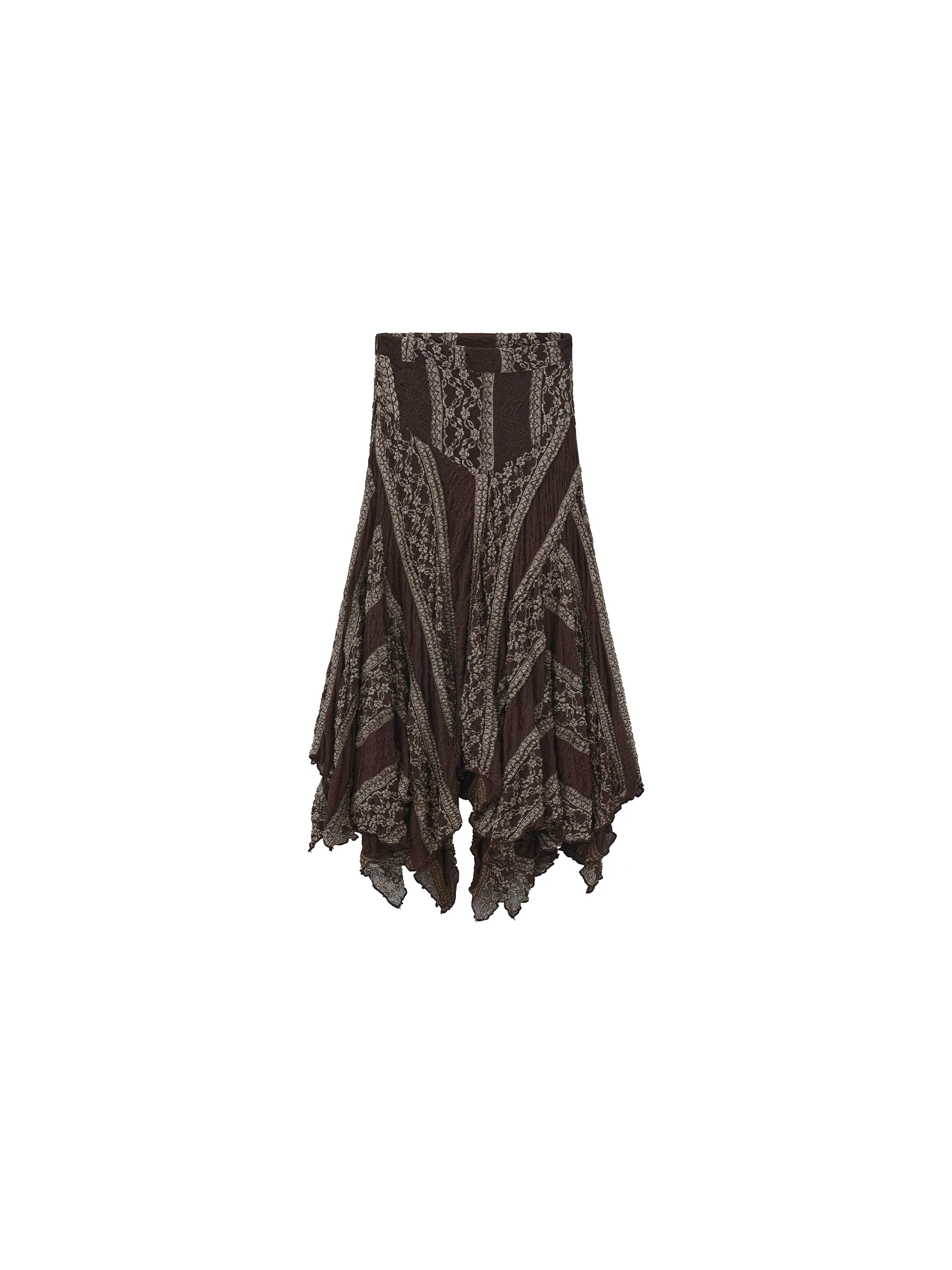 Chiffon Knit Asymmetric Maxi Dress - Image 15