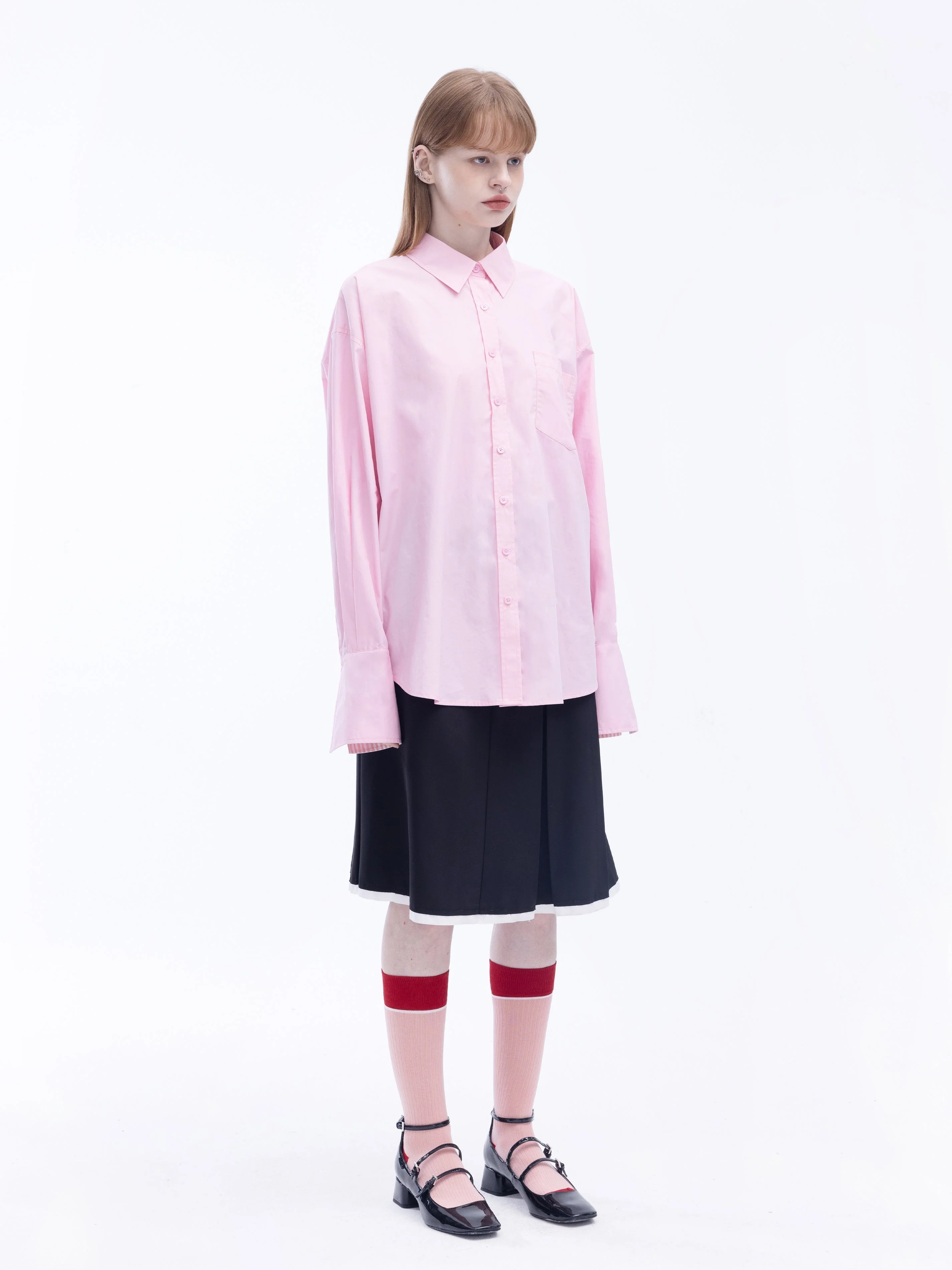 Classic Shirt with Turn-Up Cuffs - Image 11