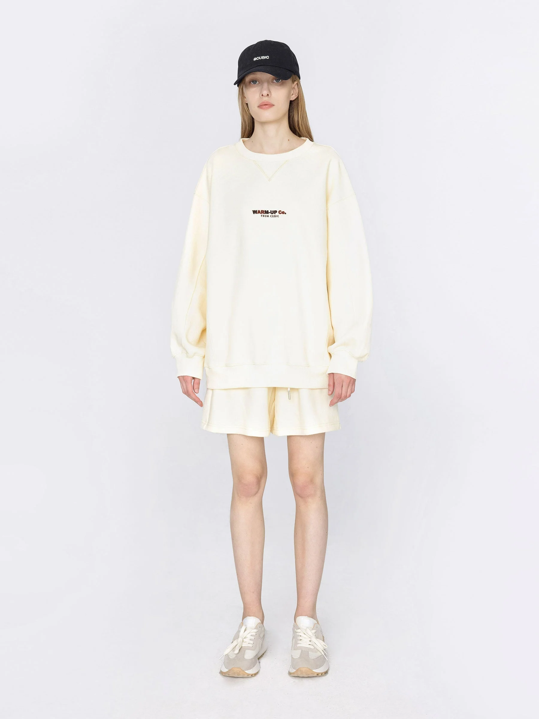 Oversized Boyfriend Sweater and Matching Shorts - Image 6