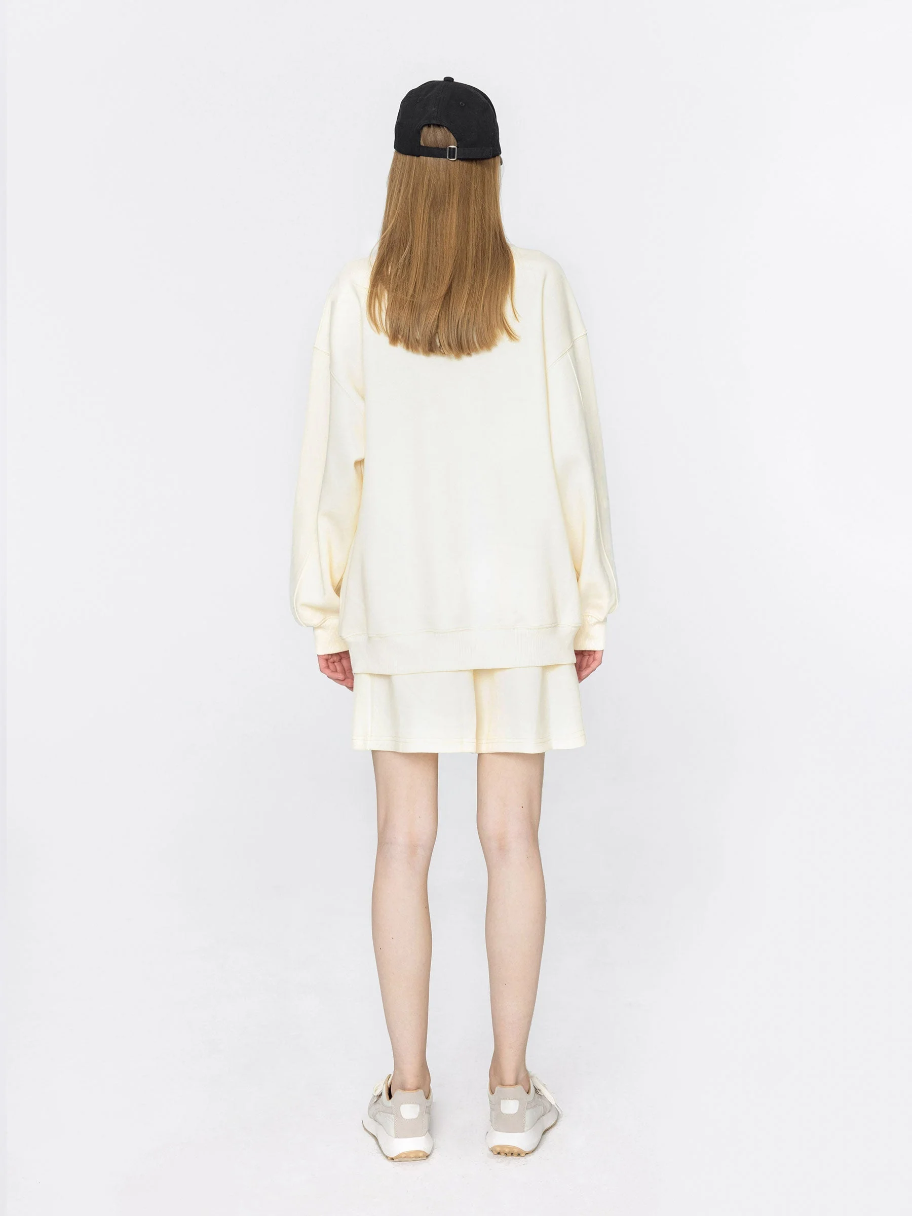 Oversized Boyfriend Sweater and Matching Shorts - Image 8