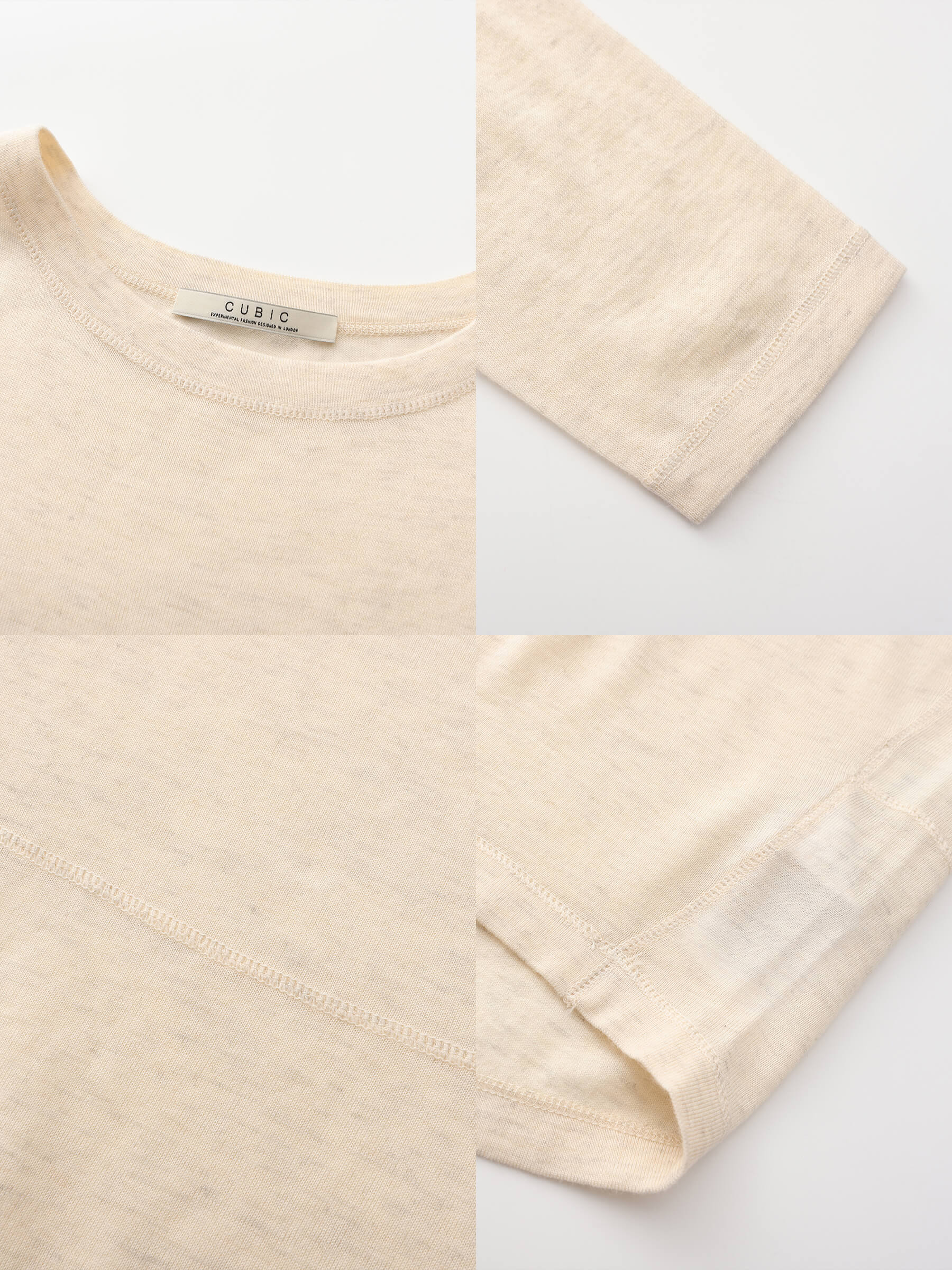 Crew Neck Long Sleeve Top with Wool Blend - Image 21