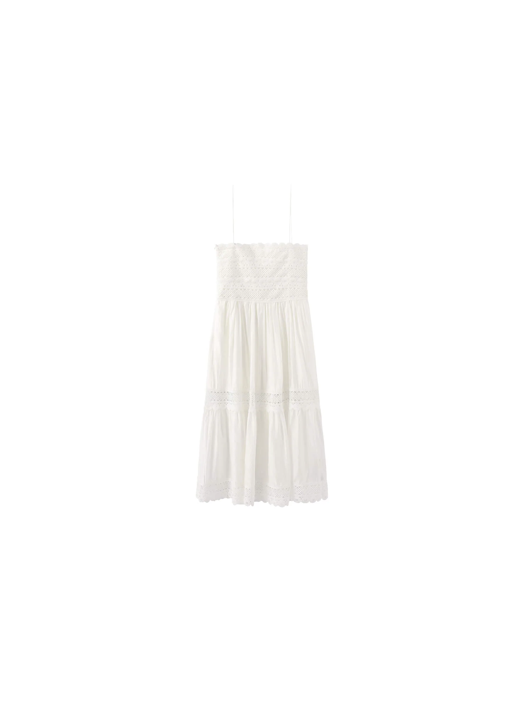 Crochet Lace Panelled Maxi Cami Dress - Image 14