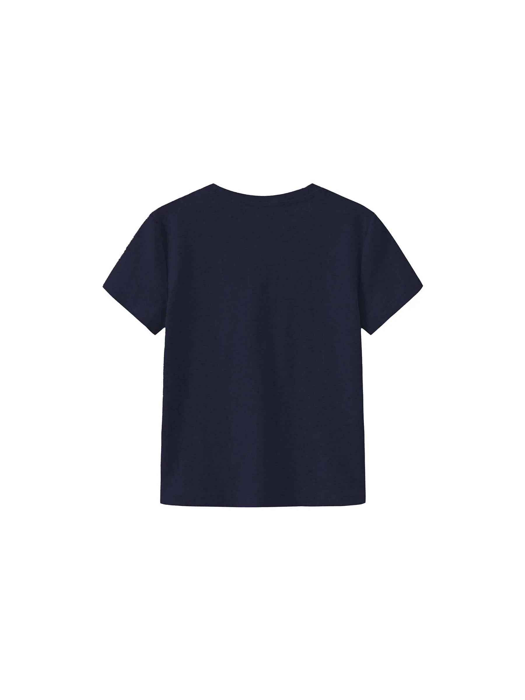Cropped Letter Embroidered T-shirt - Image 16