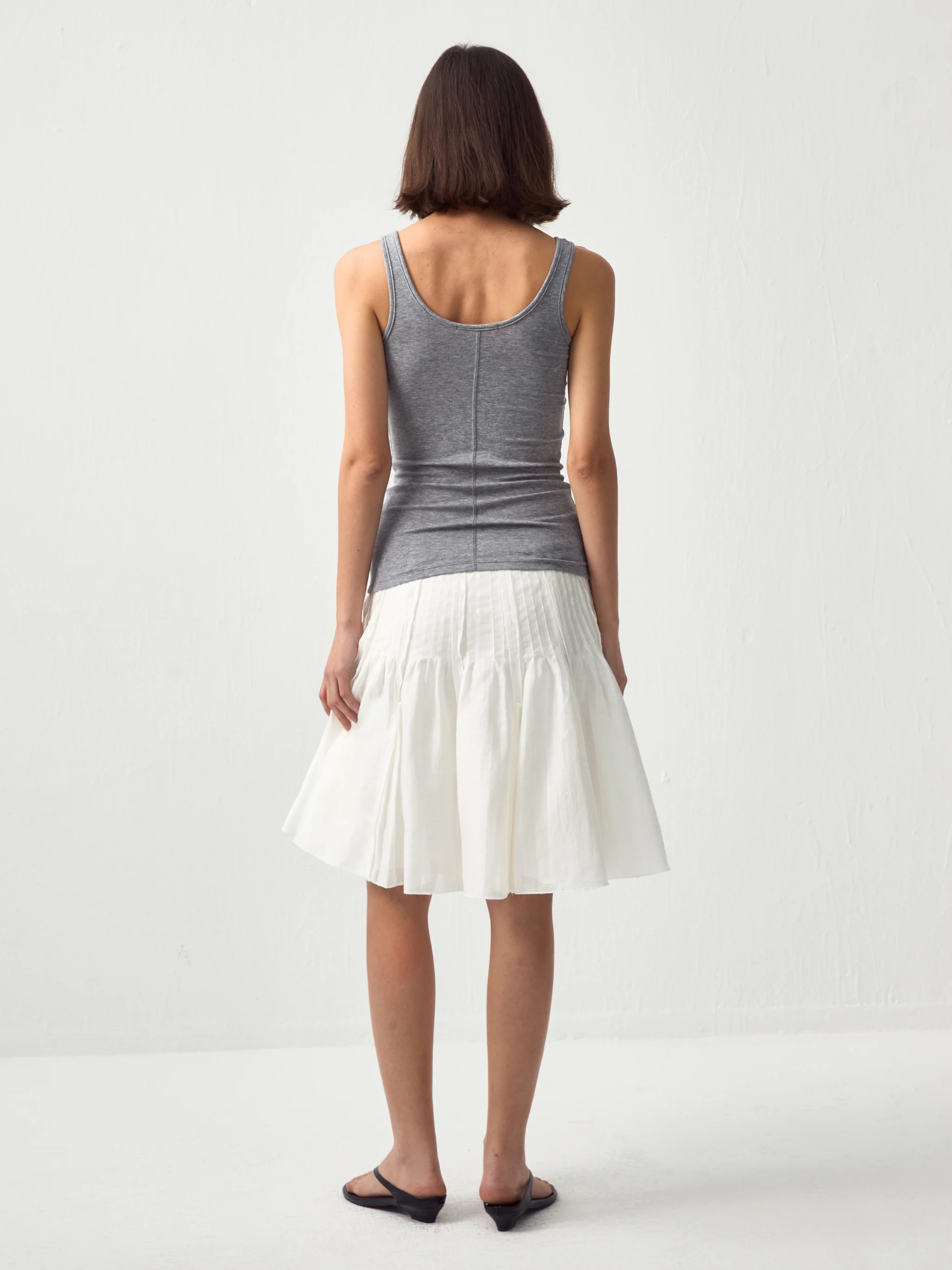 CUBIC Acetate Pleated Umbrella Skirt - Image 12