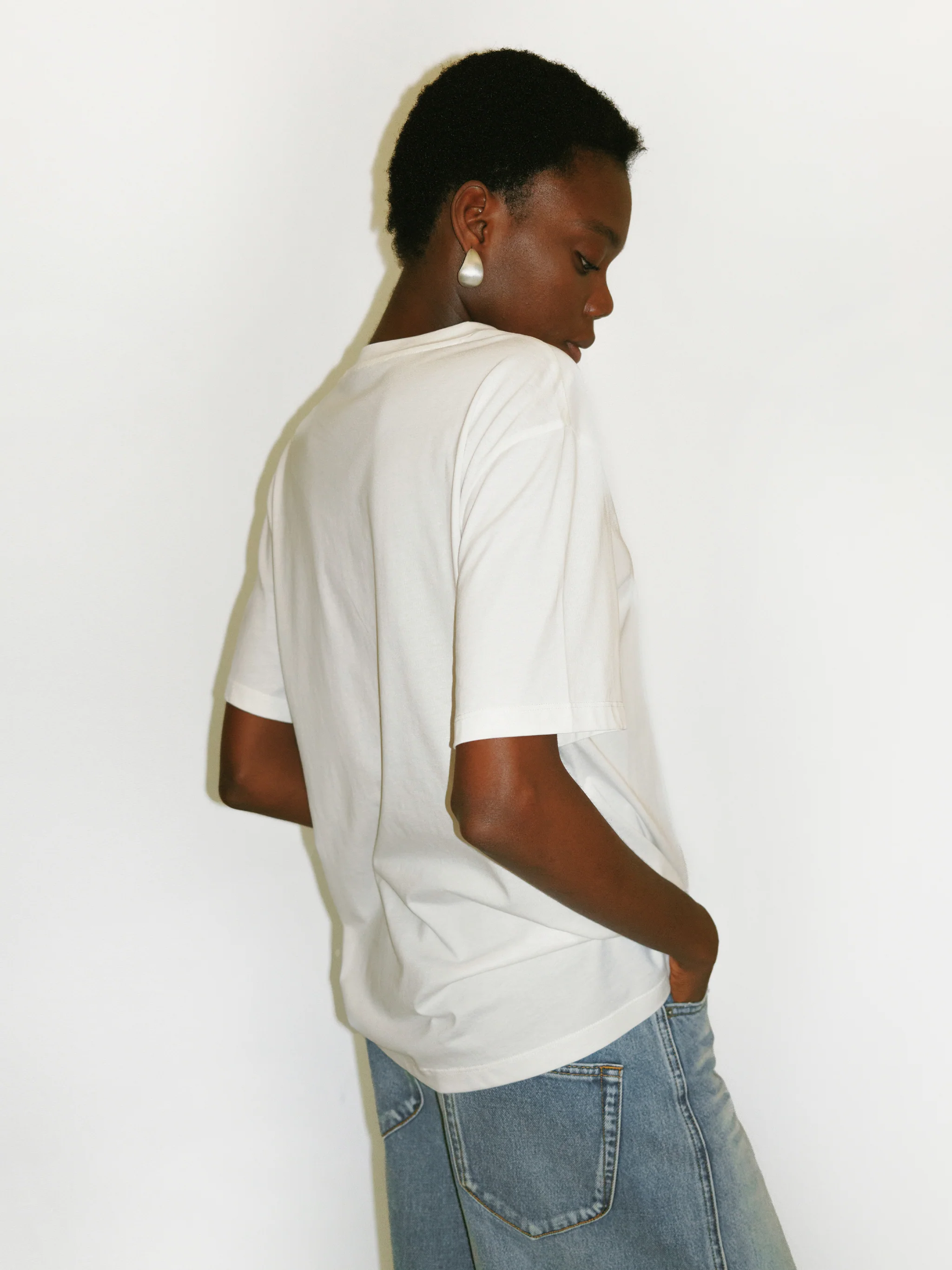 CUBIC Apple Print Oversized T-shirt - Image 11