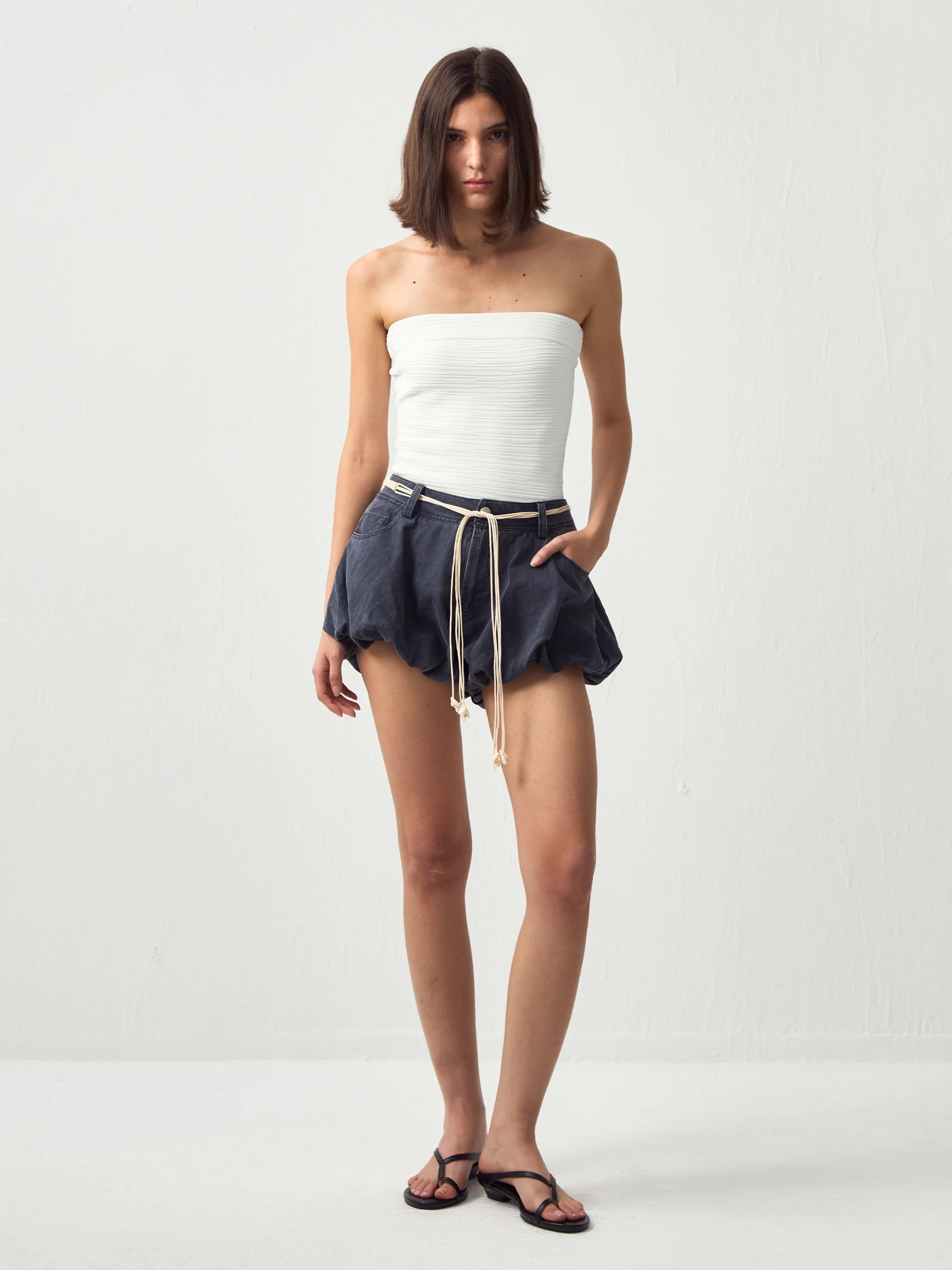 CUBIC Cotton Ruffled Bubble Shorts - Image 11