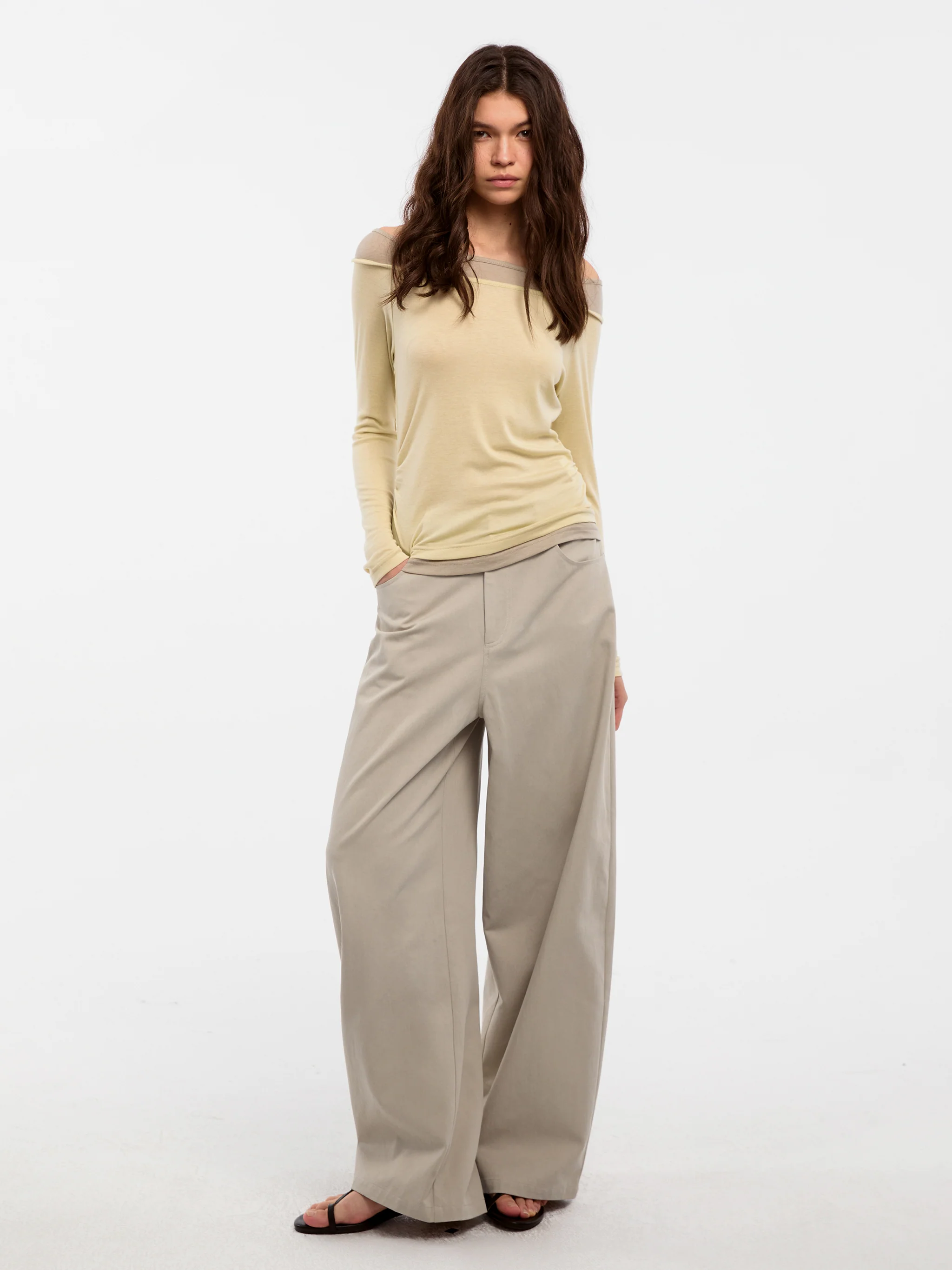 CUBIC Lyocell Straight Leg Casual Pants(Pre-order: 30days) - Image 8