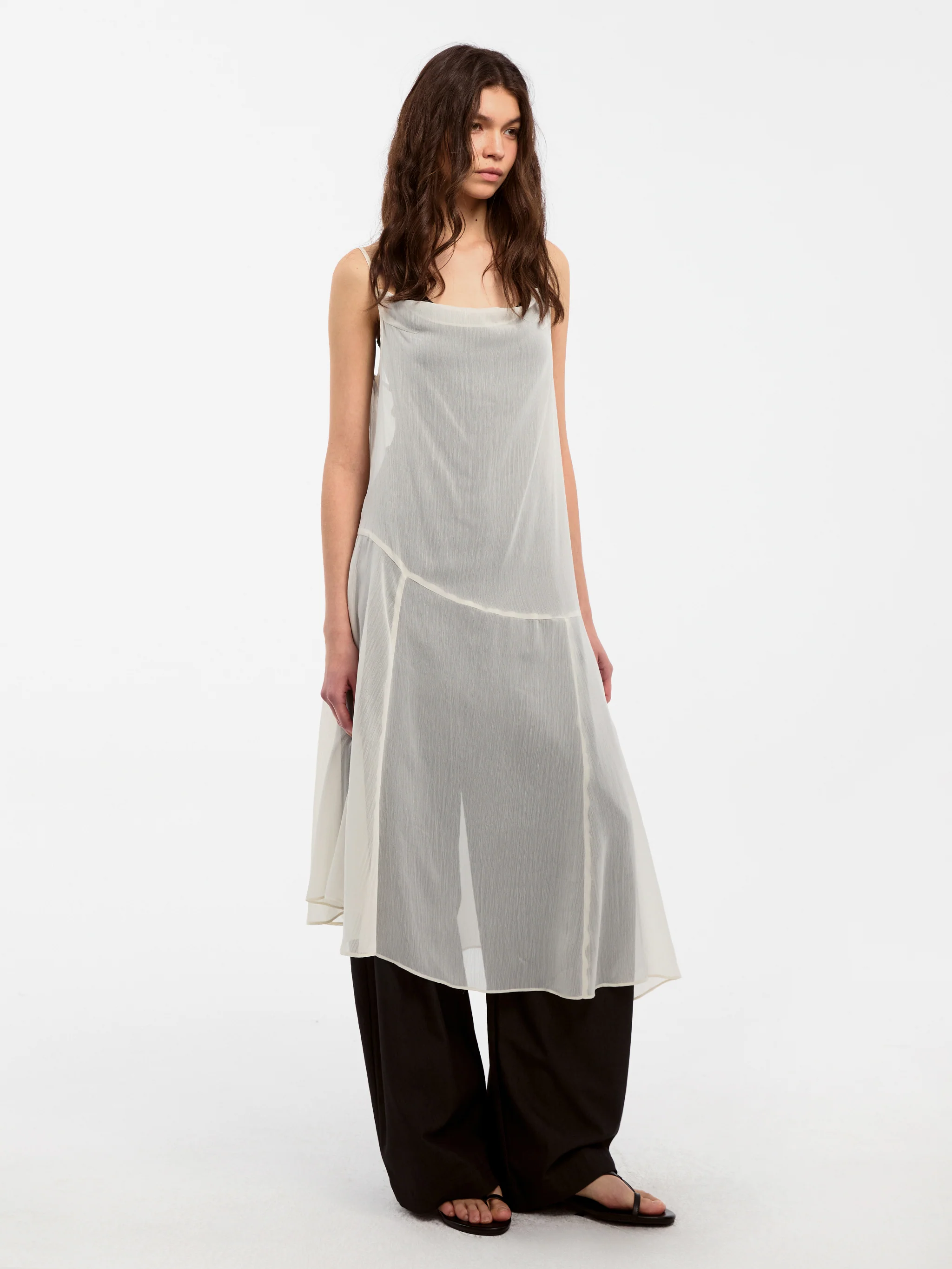 CUBIC Effortless Sheer Slip Maxi Dress - Image 2