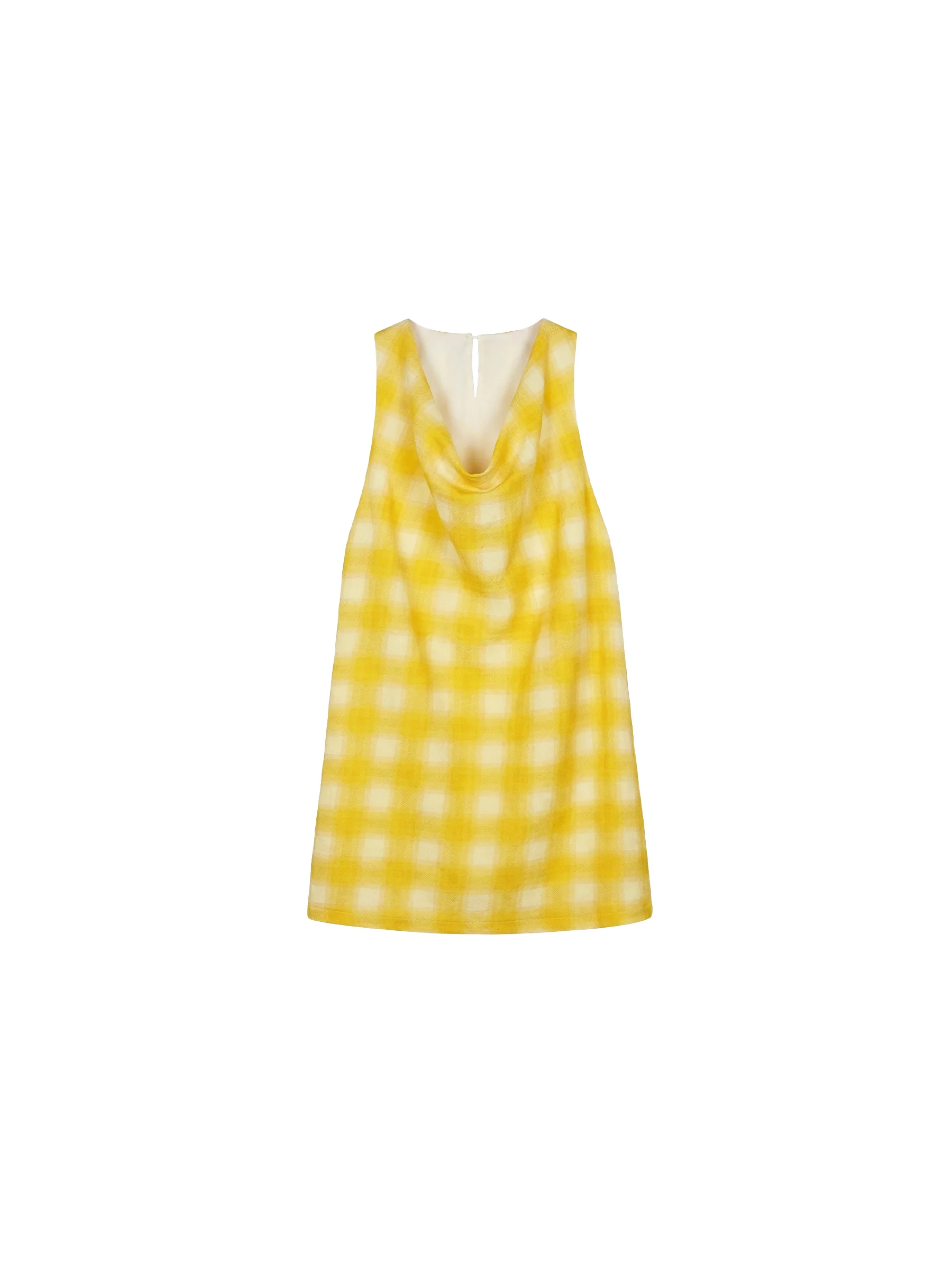 CUBIC Linen Blend Halter Check Top - Image 13