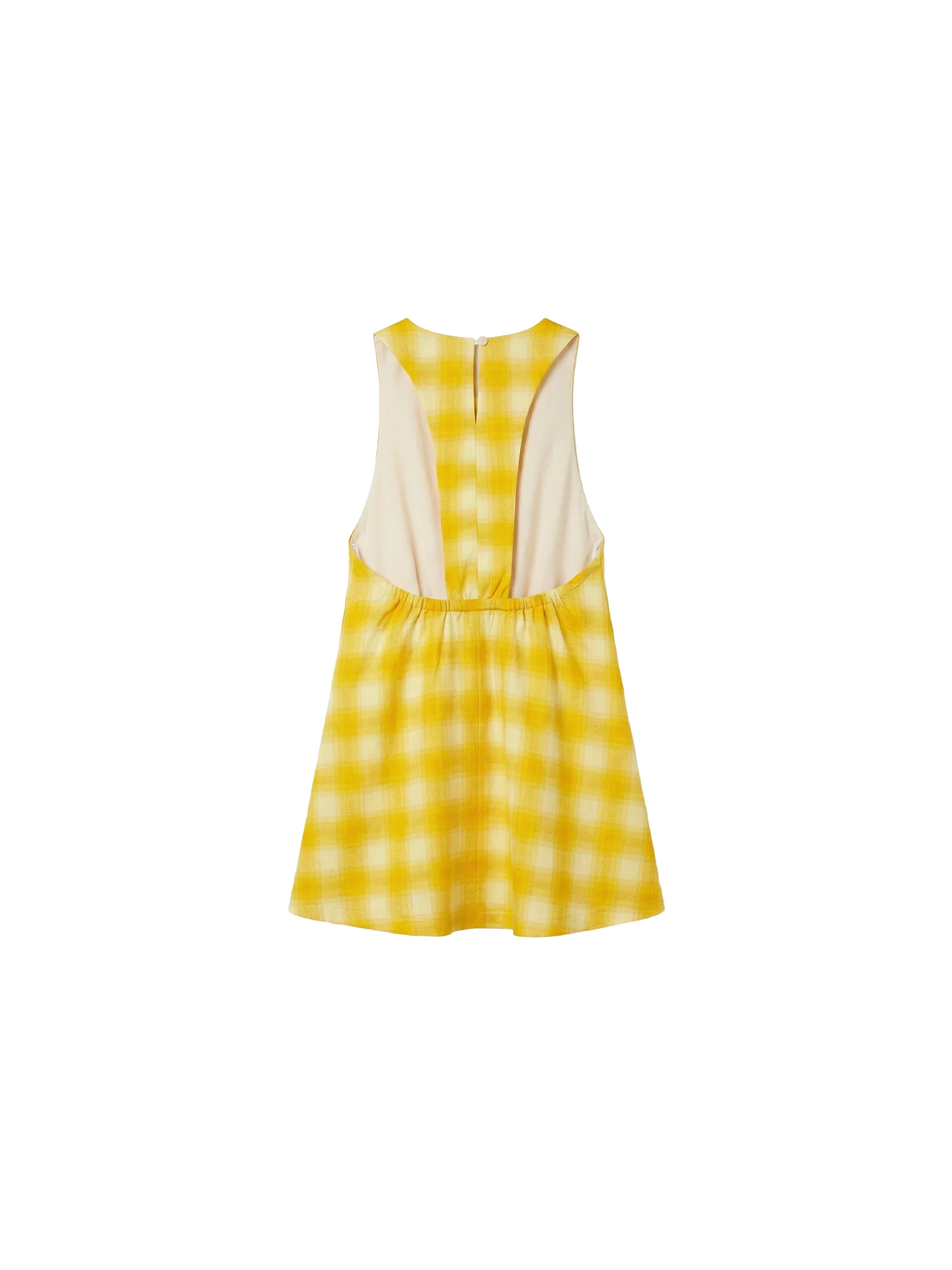 CUBIC Linen Blend Halter Check Top - Image 14
