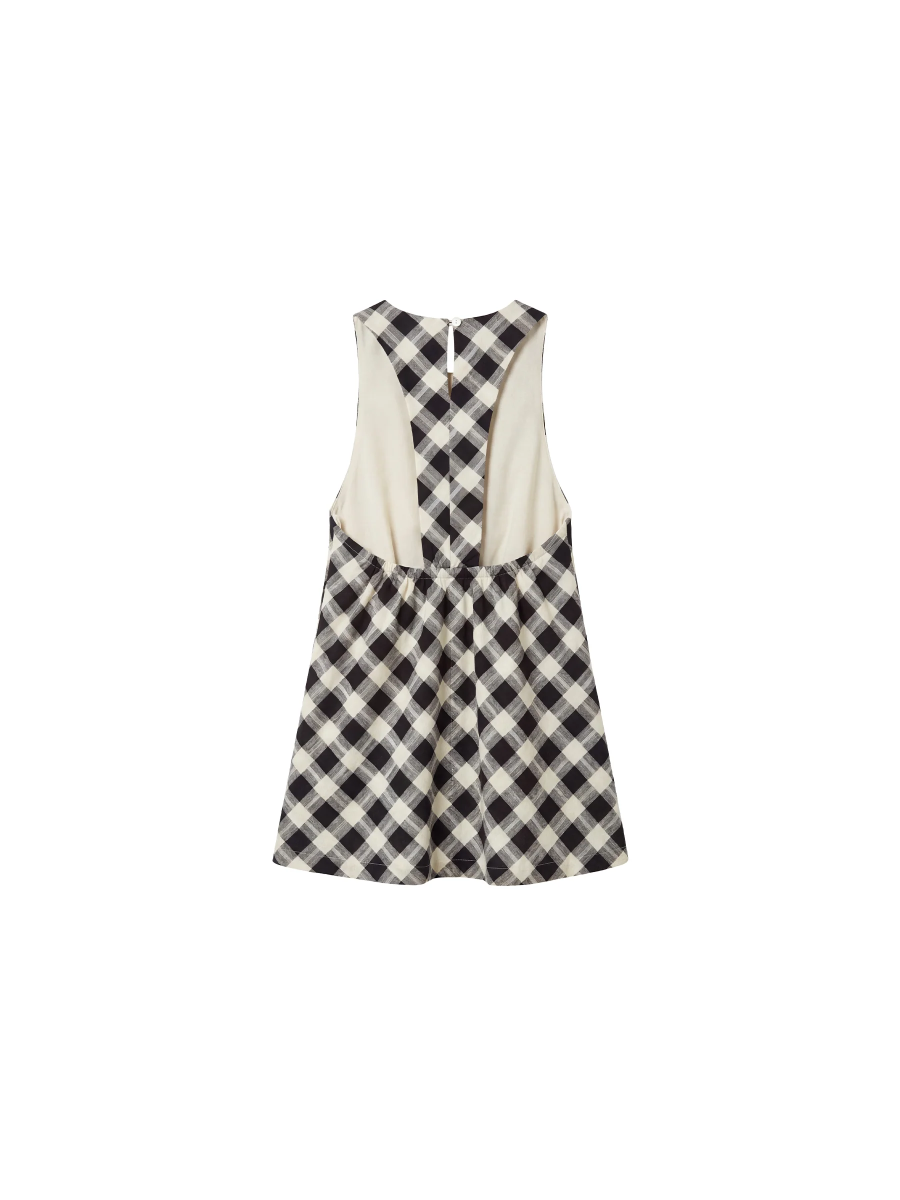 CUBIC Linen Blend Halter Check Top - Image 16