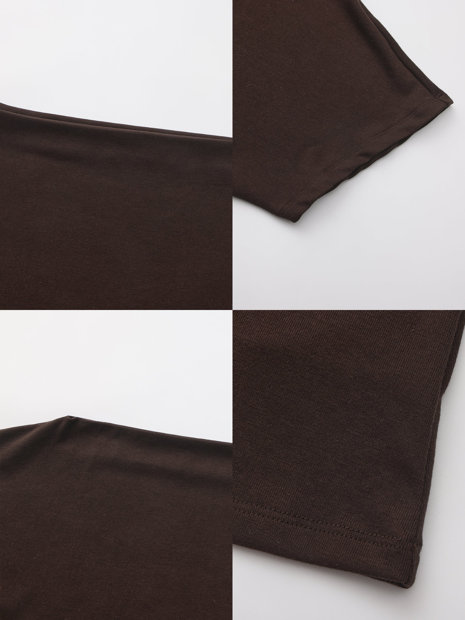 CUBIC Lyocell Blend Off-Shoulder Fitted Top - Image 25