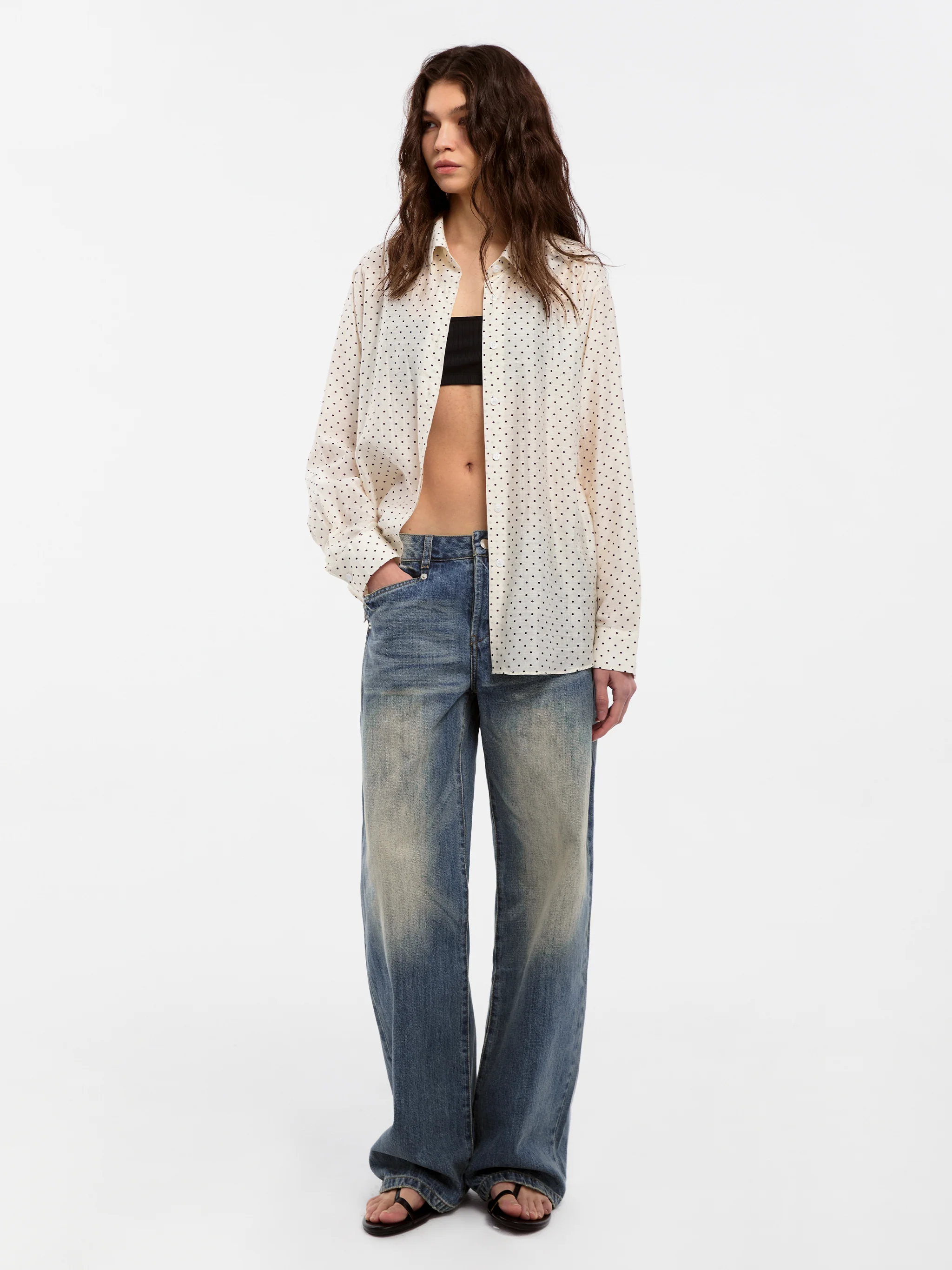CUBIC Lyocell Polka Dot Shirt - Image 2