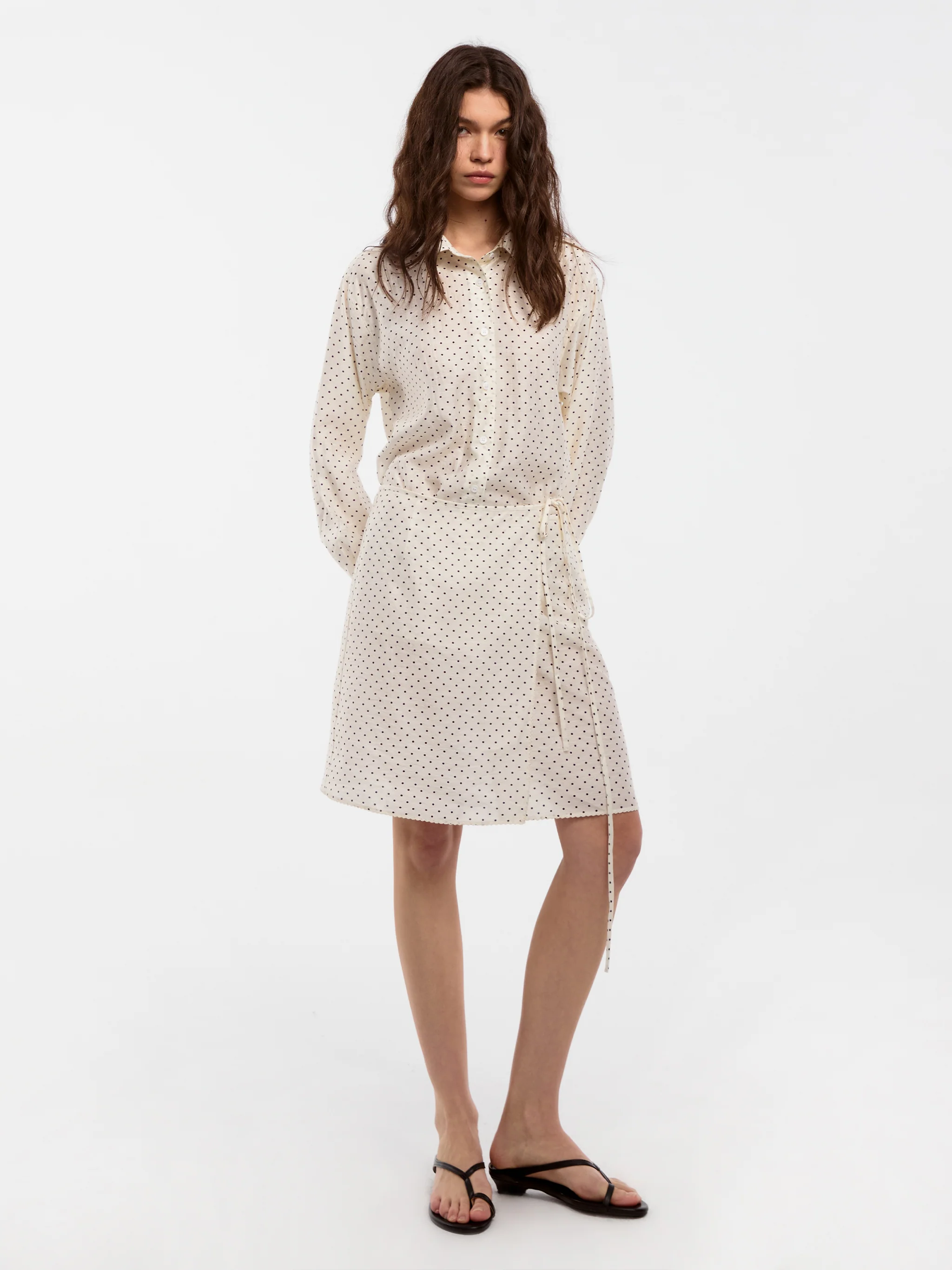 CUBIC Lyocell Polka Dot Shirt - Image 5