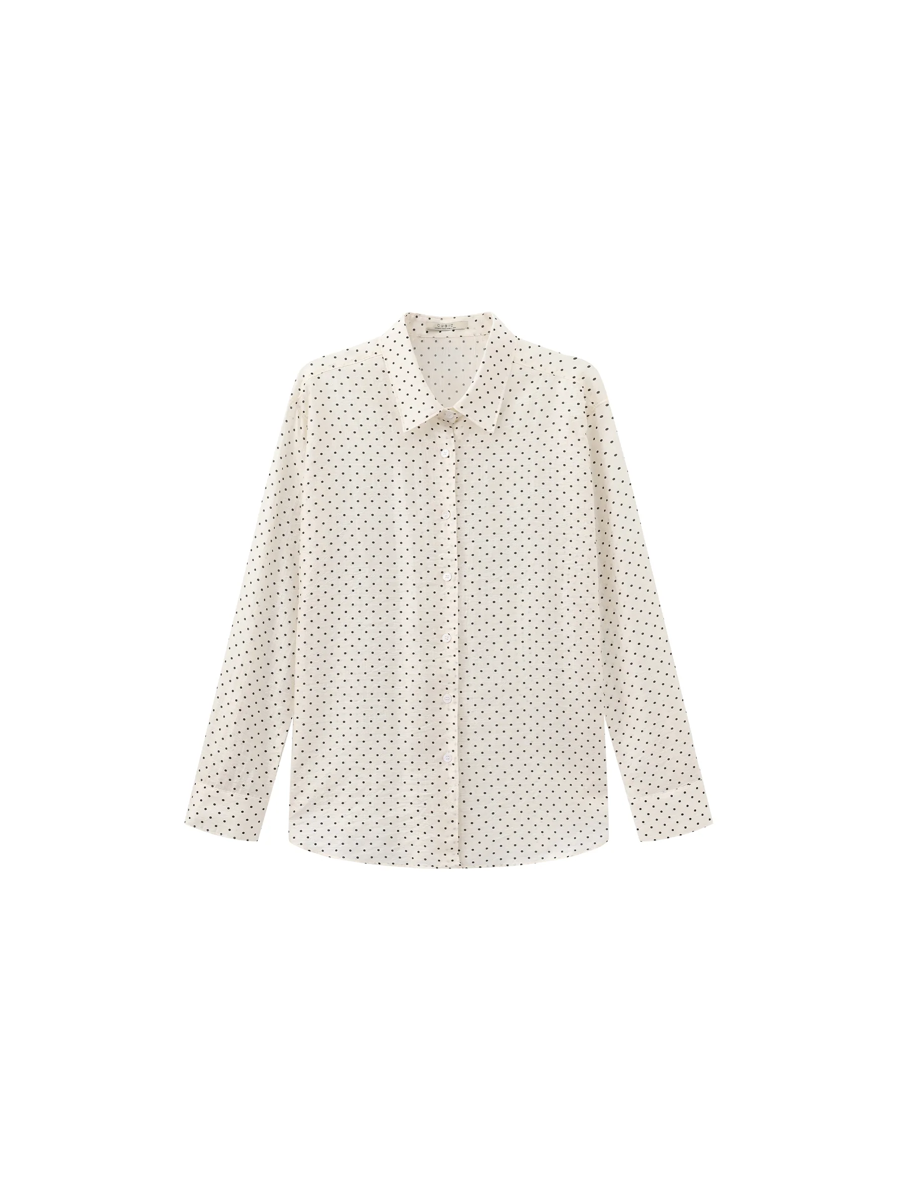 CUBIC Lyocell Polka Dot Shirt - Image 7