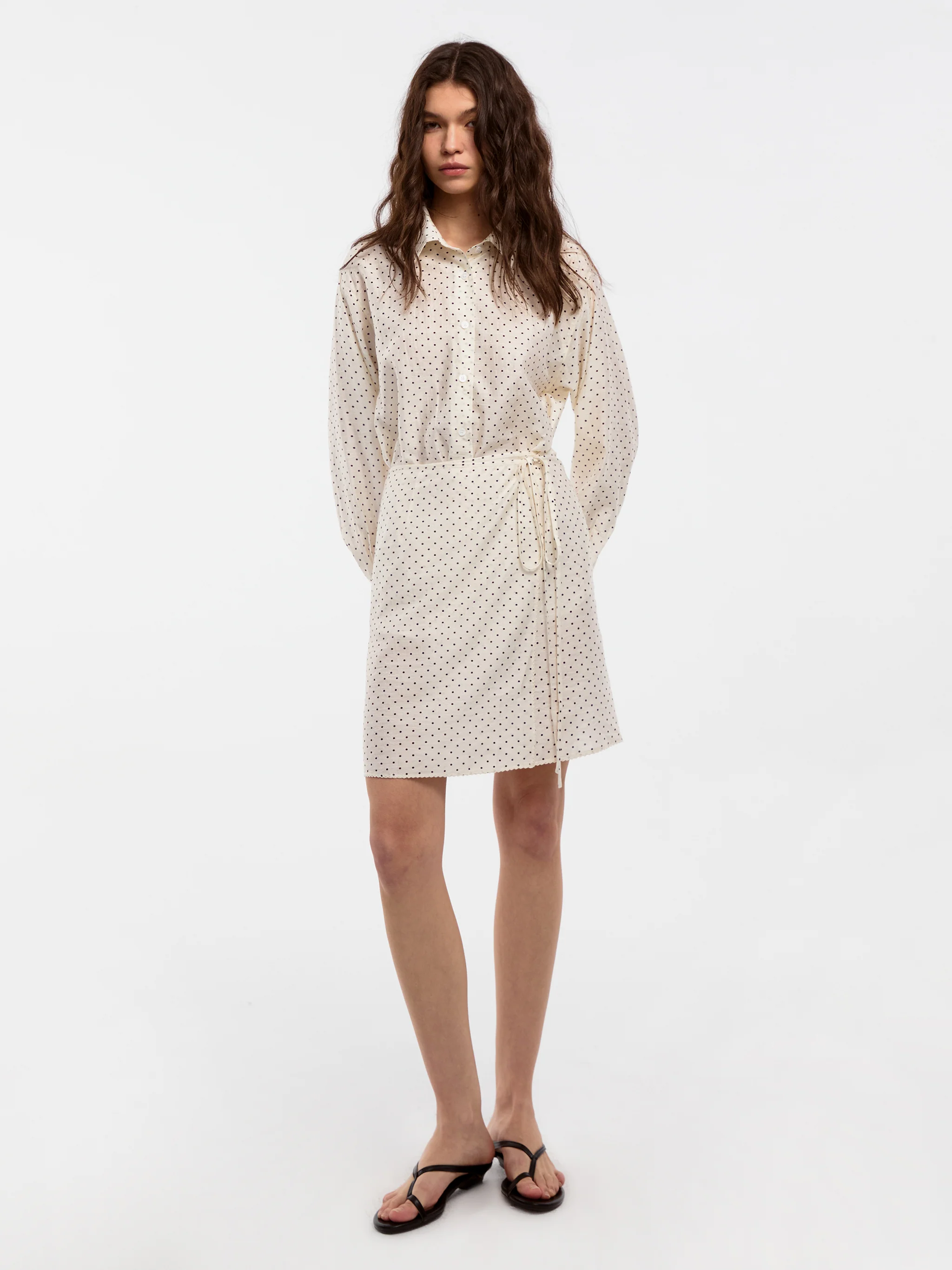 CUBIC Lyocell Polka Dot Skirt - Image 5