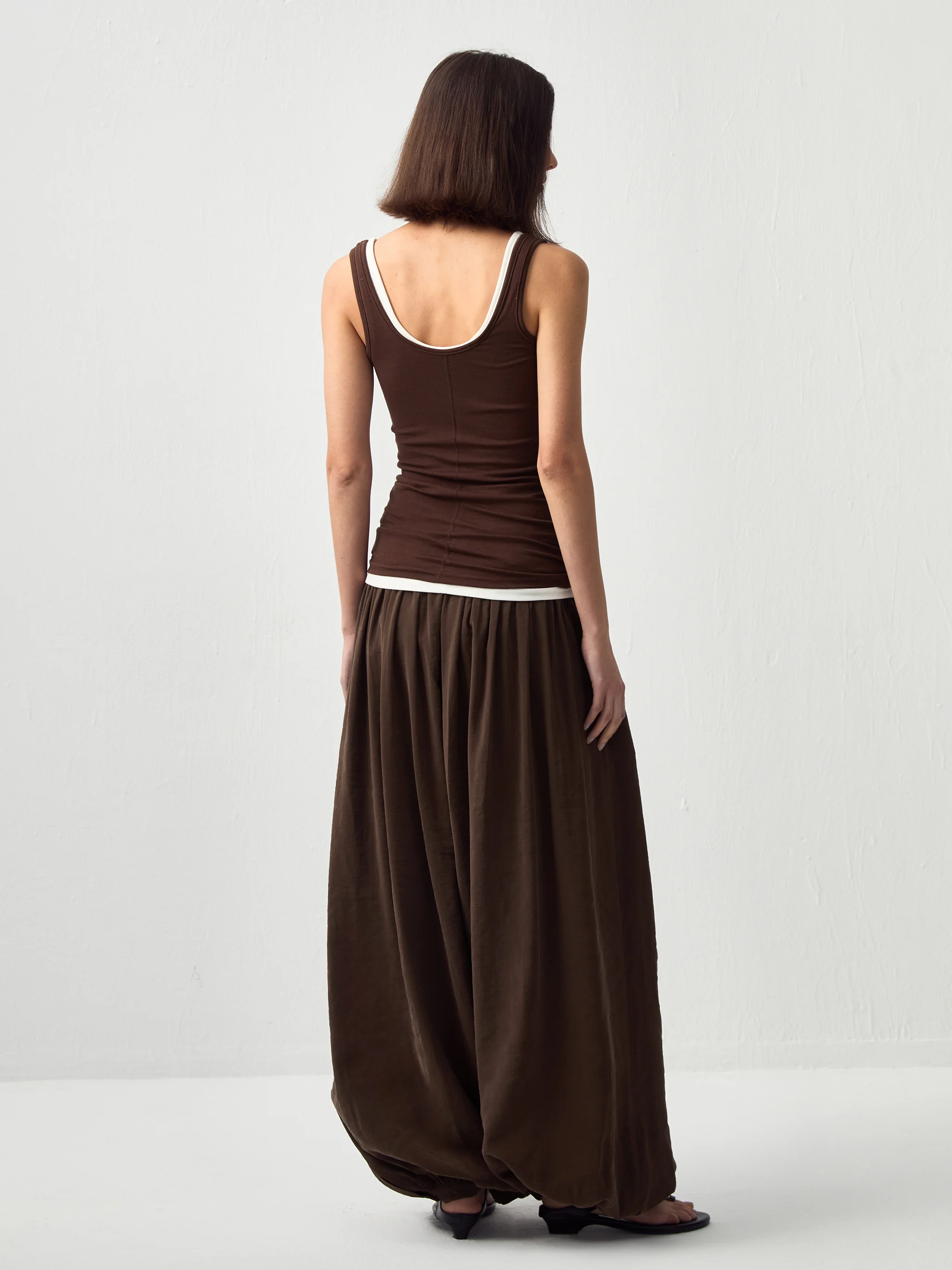 CUBIC Lyocell Wool Blend U-Neck Fitted Tank - Image 12