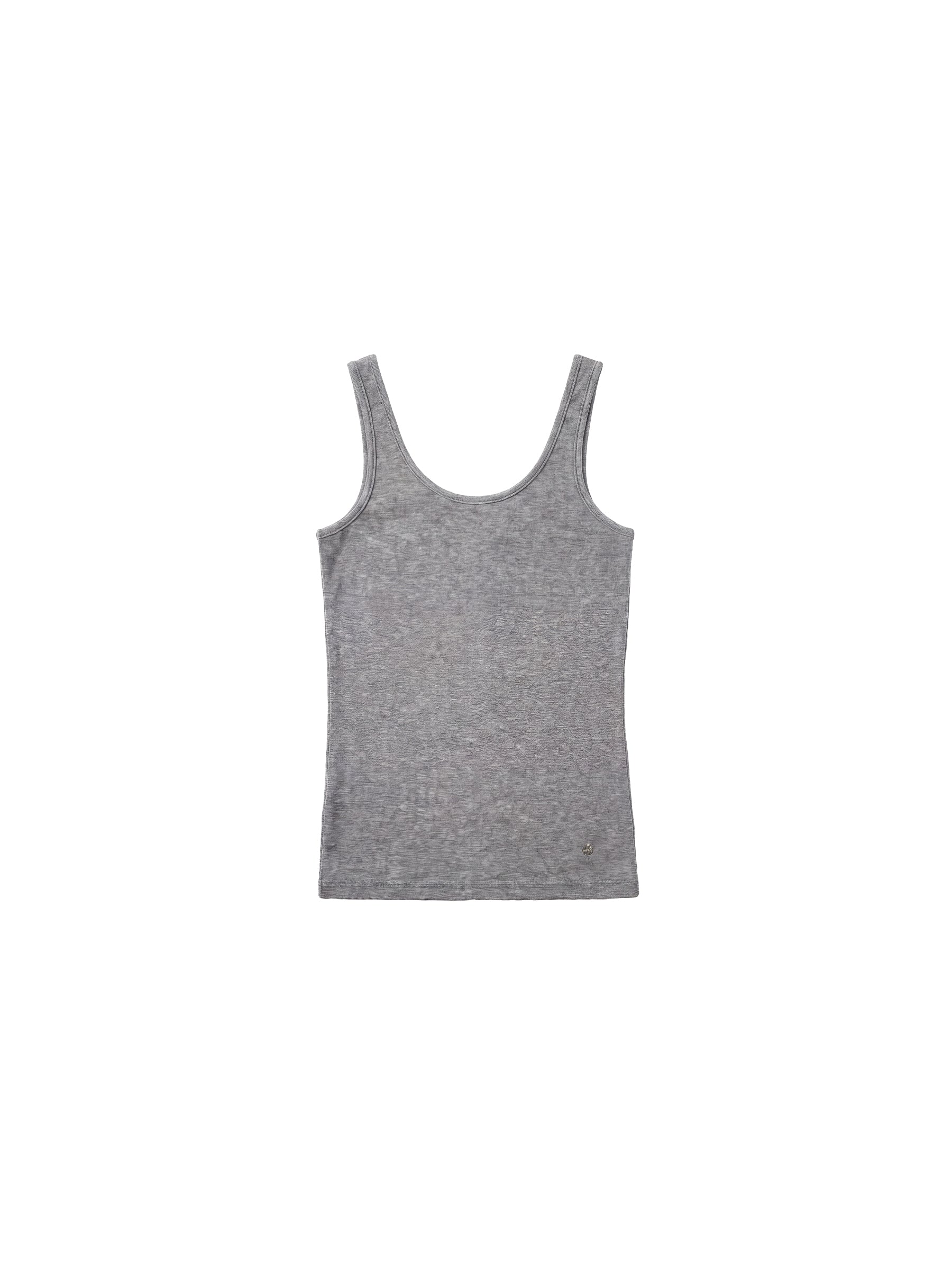 CUBIC Lyocell Wool Blend U-Neck Fitted Tank - Image 17