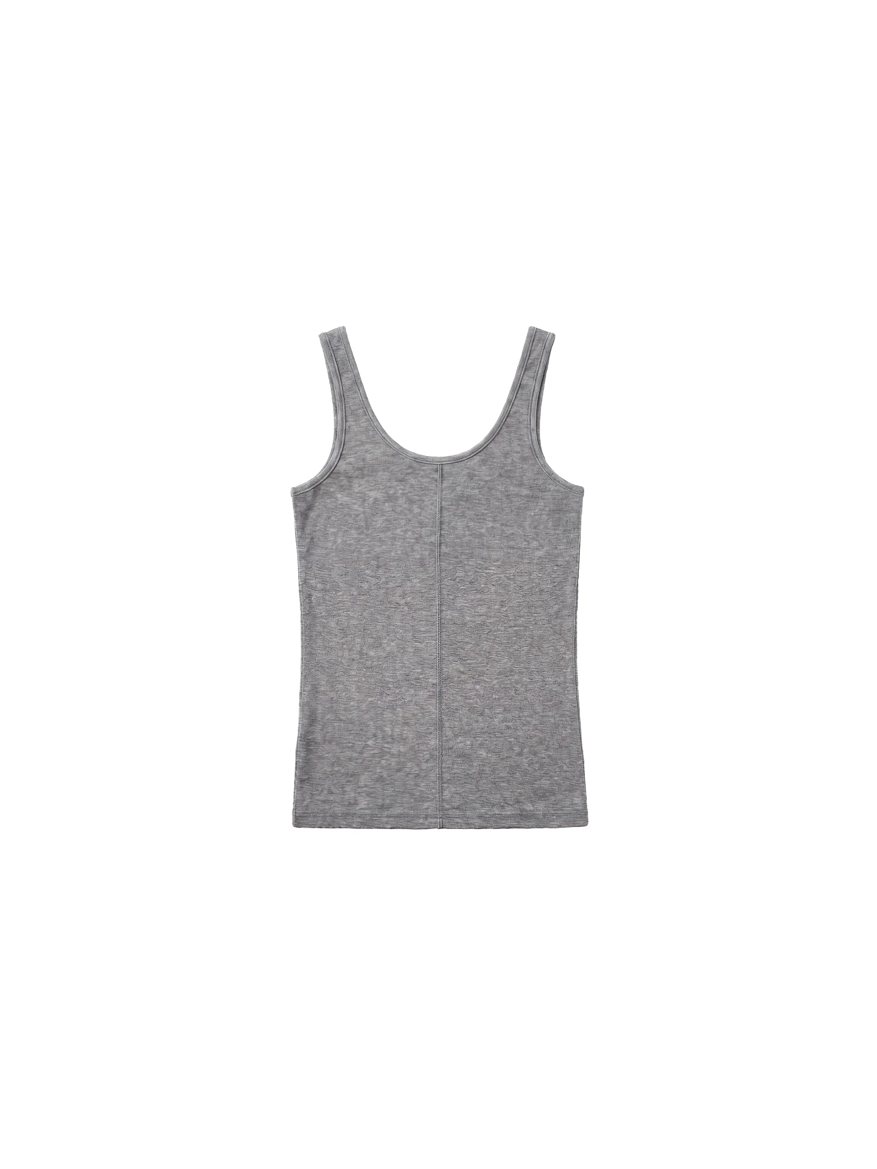 CUBIC Lyocell Wool Blend U-Neck Fitted Tank - Image 18