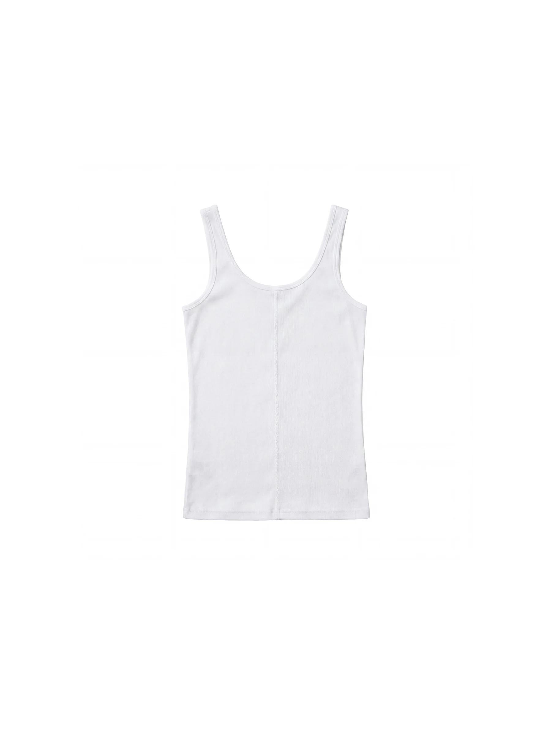 CUBIC Lyocell Wool Blend U-Neck Fitted Tank - Image 20