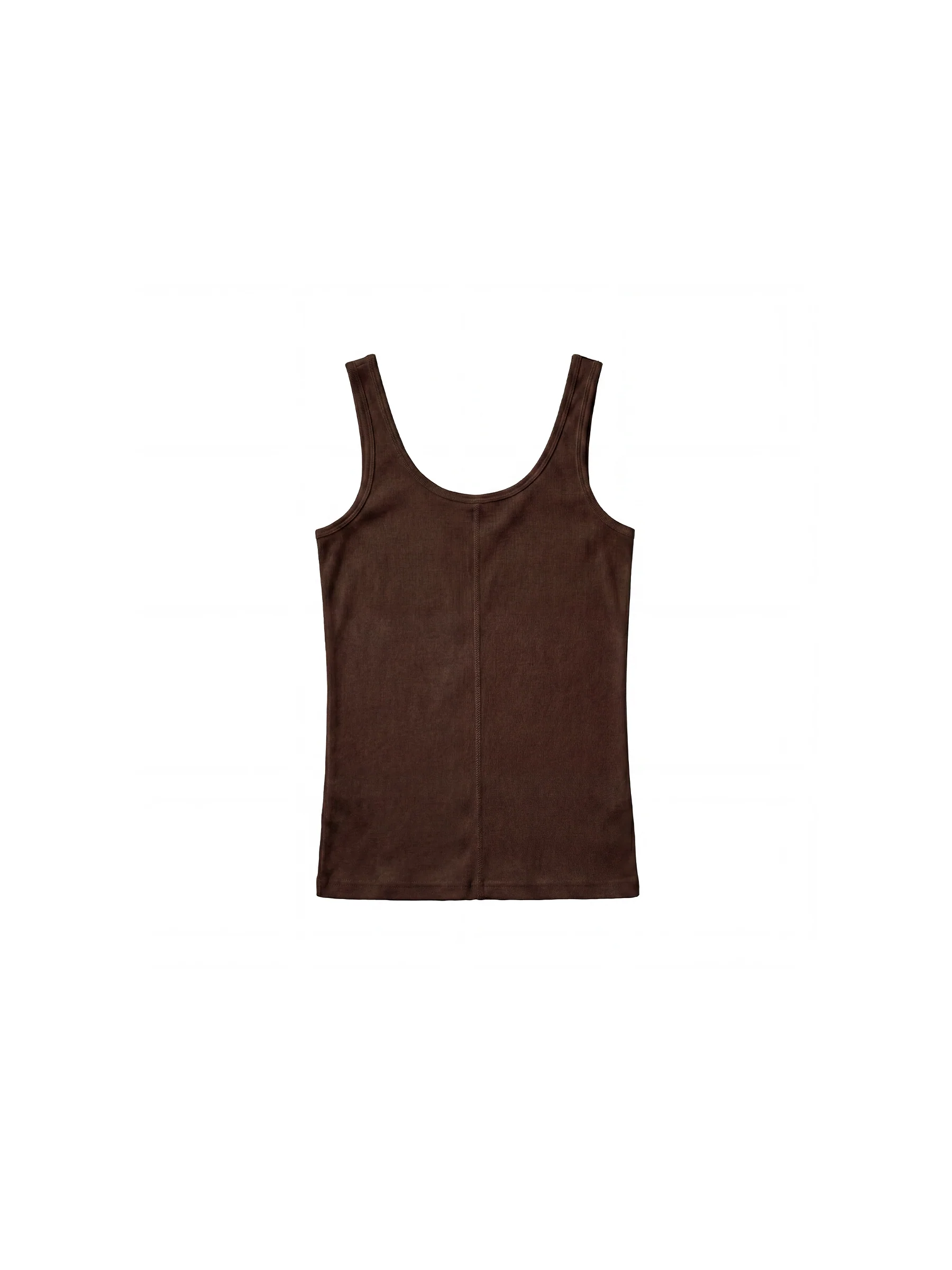 CUBIC Lyocell Wool Blend U-Neck Fitted Tank - Image 22