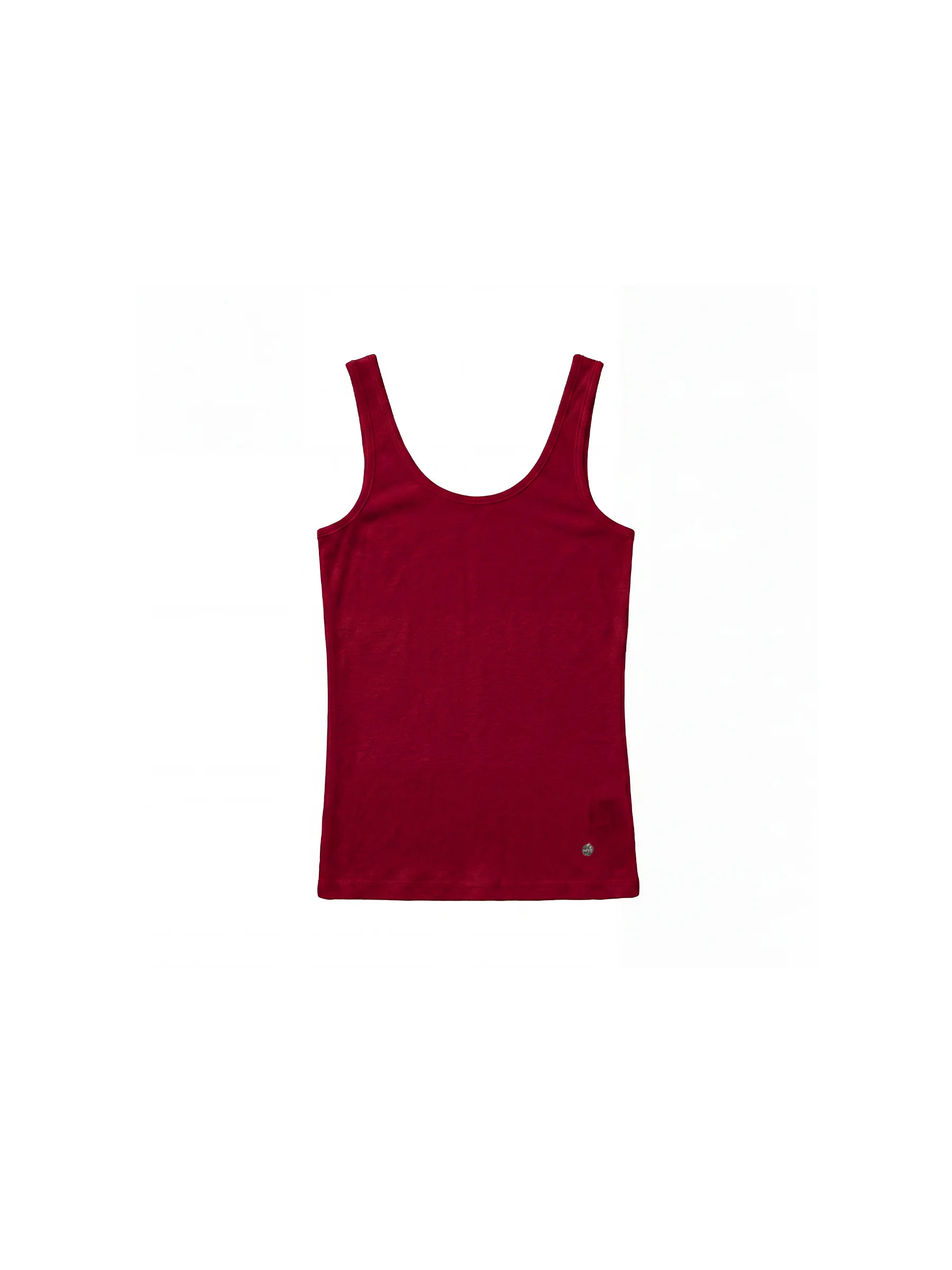 CUBIC Lyocell Wool Blend U-Neck Fitted Tank - Image 23