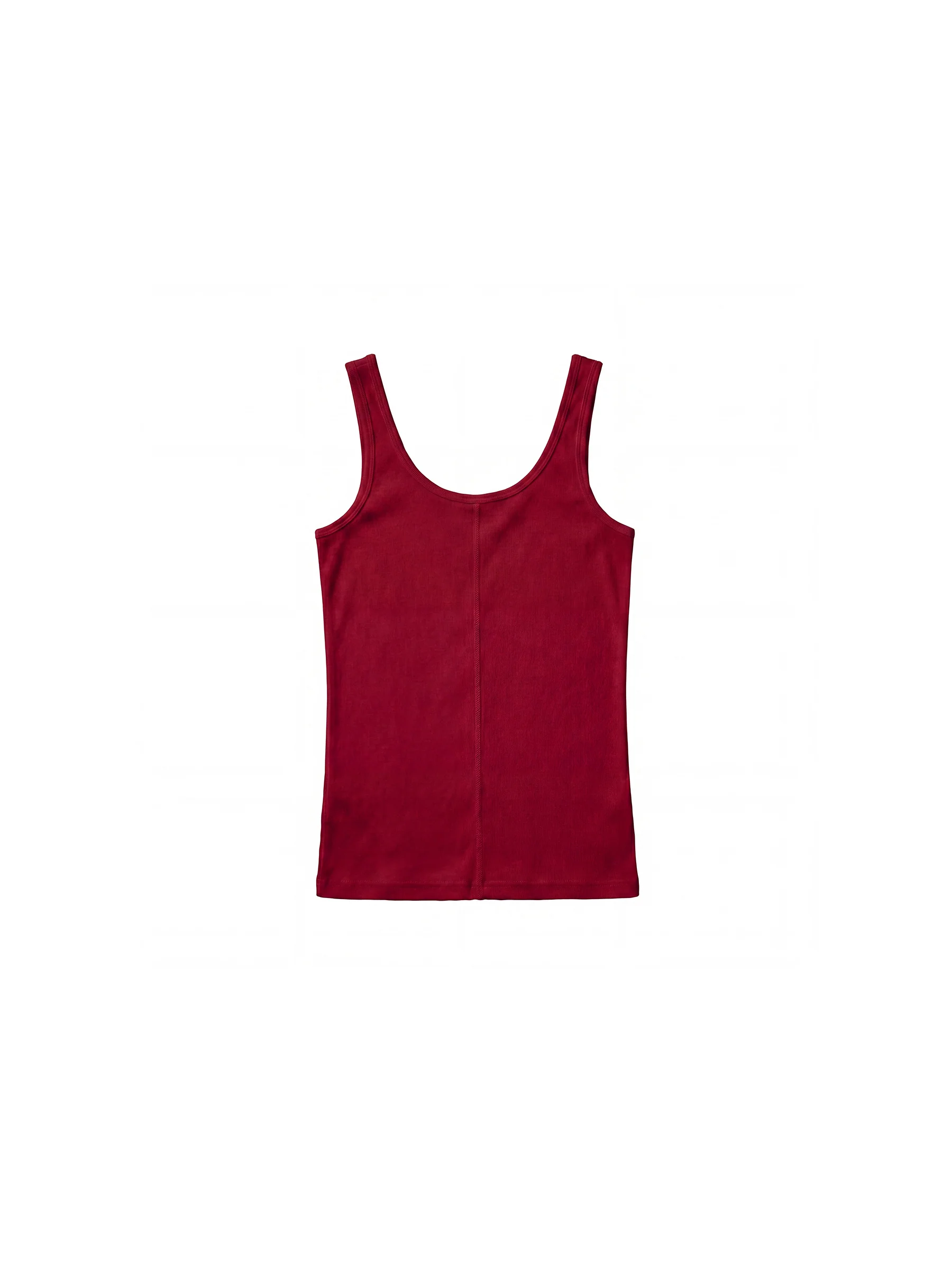 CUBIC Lyocell Wool Blend U-Neck Fitted Tank - Image 24