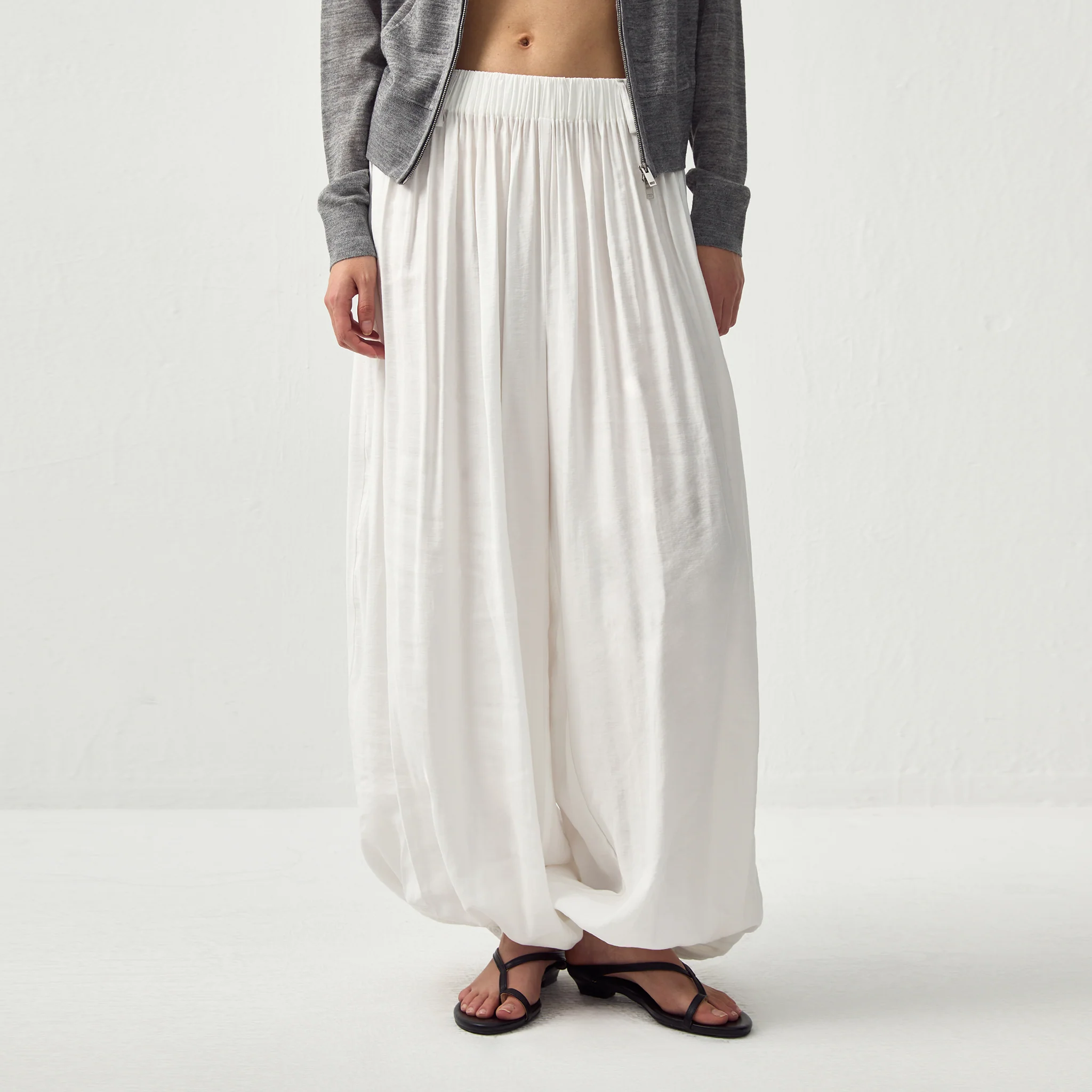 CUBIC Pleated Lantern Pants - Image 3