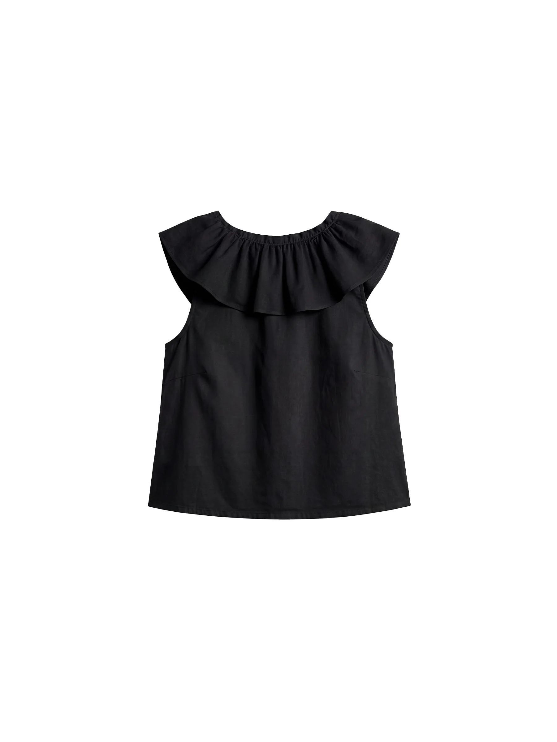 CUBIC Ruffle V-Neck Sleeveless Blouse - Image 16