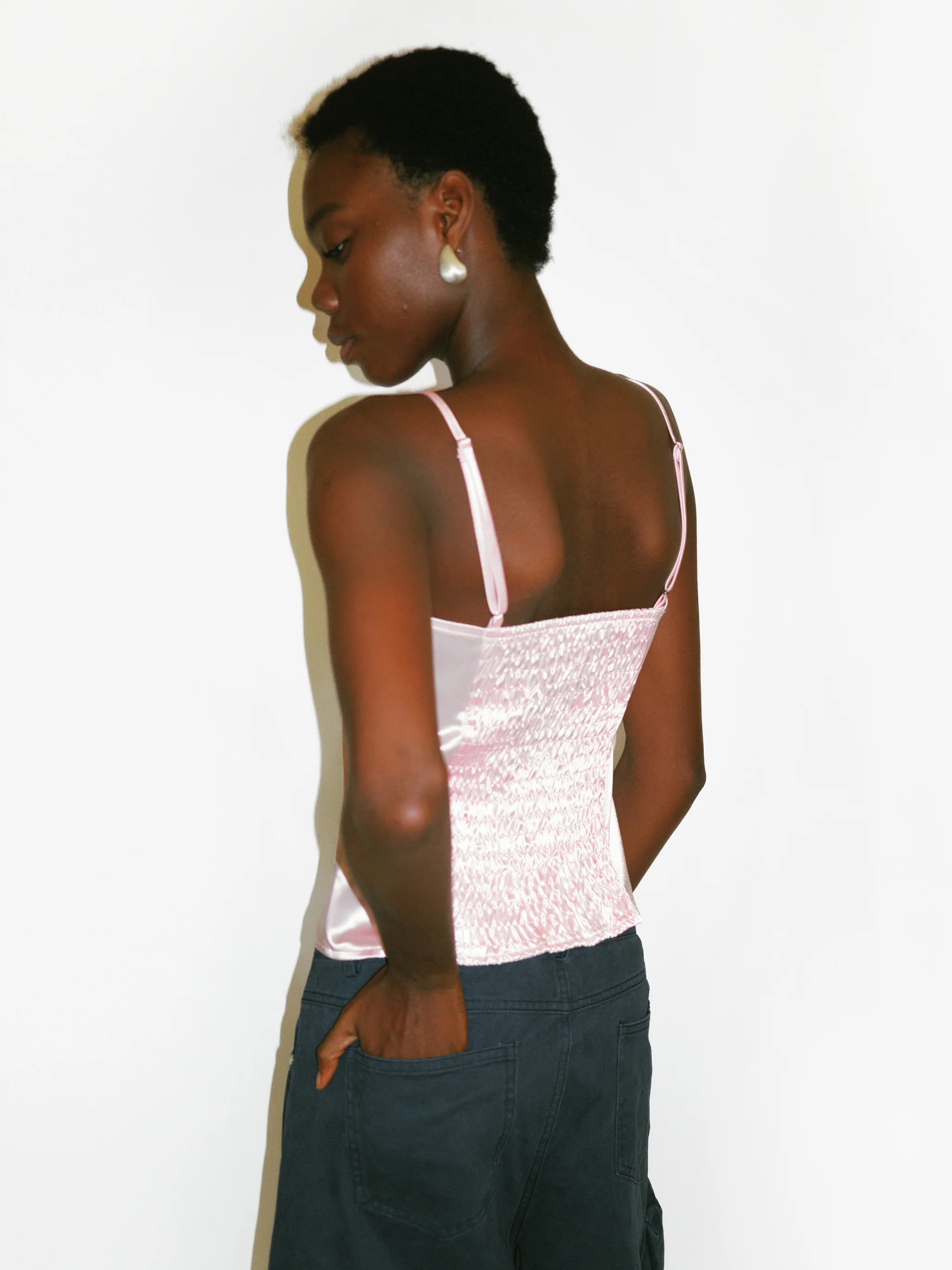 CUBIC Satin Notch Neck Camisole Top - Image 12