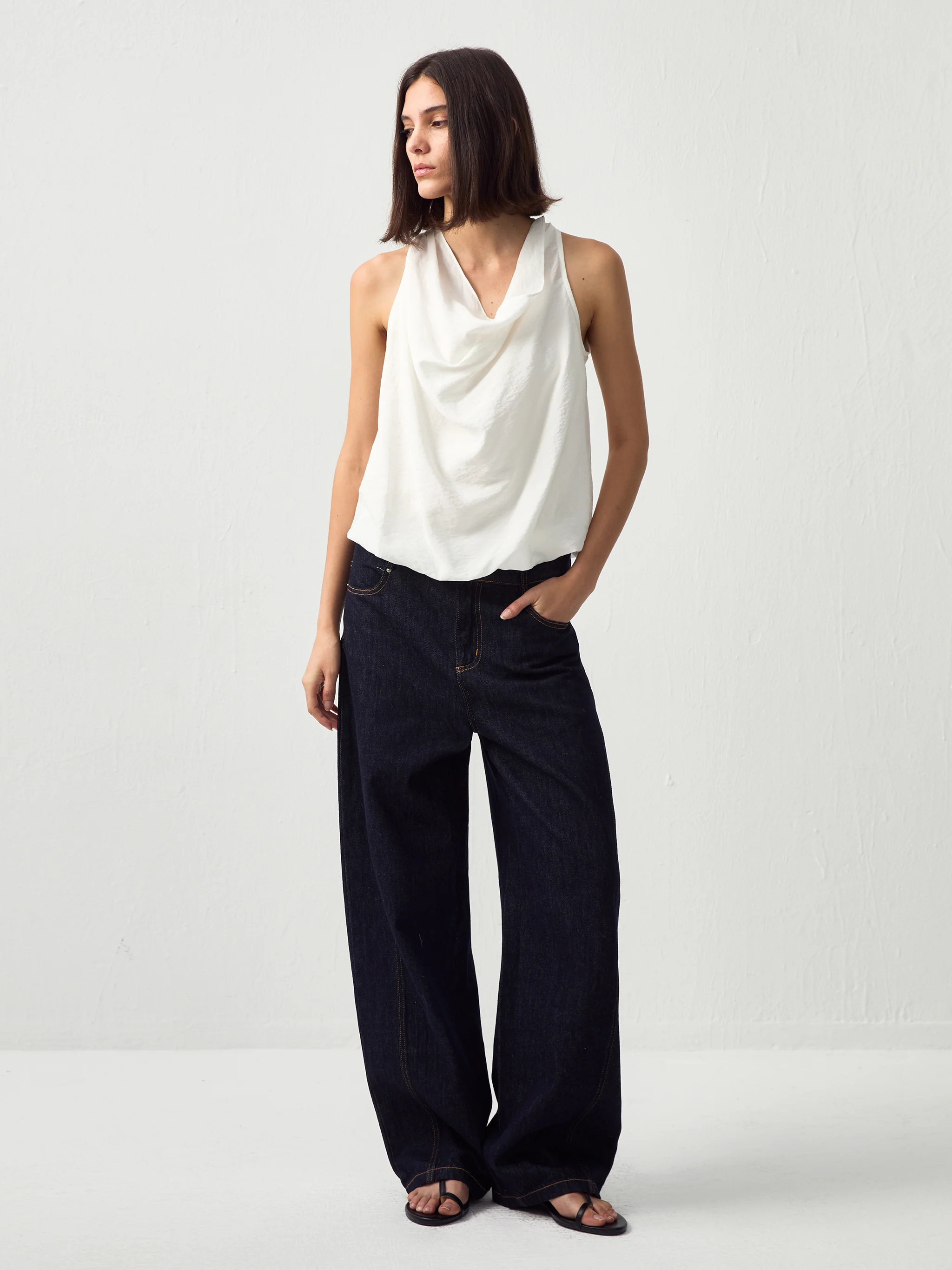 CUBIC Solid Halter Neck Camisole - Image 11