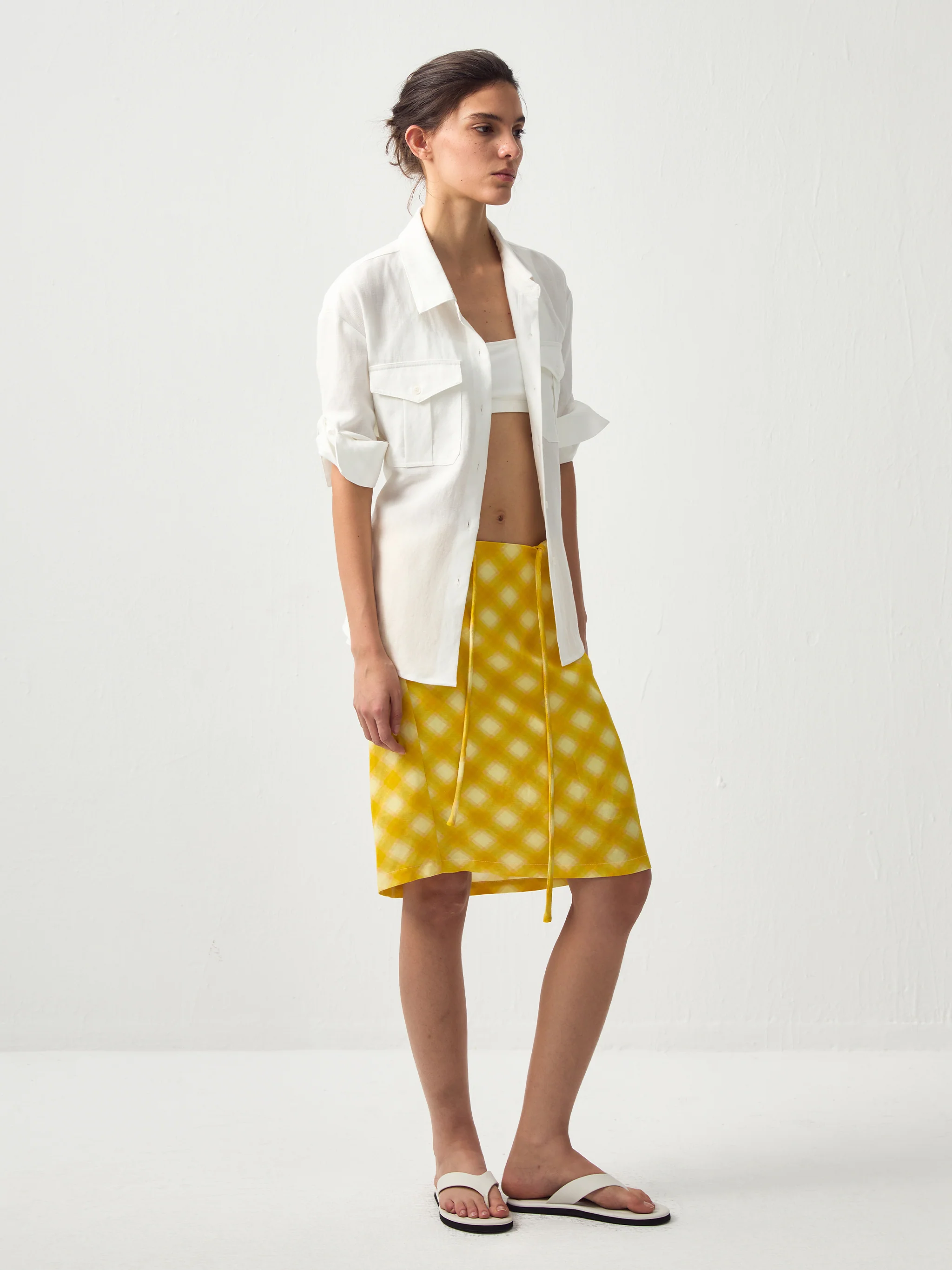 CUBIC Straight H‑line Two‑way Skirt - Image 5