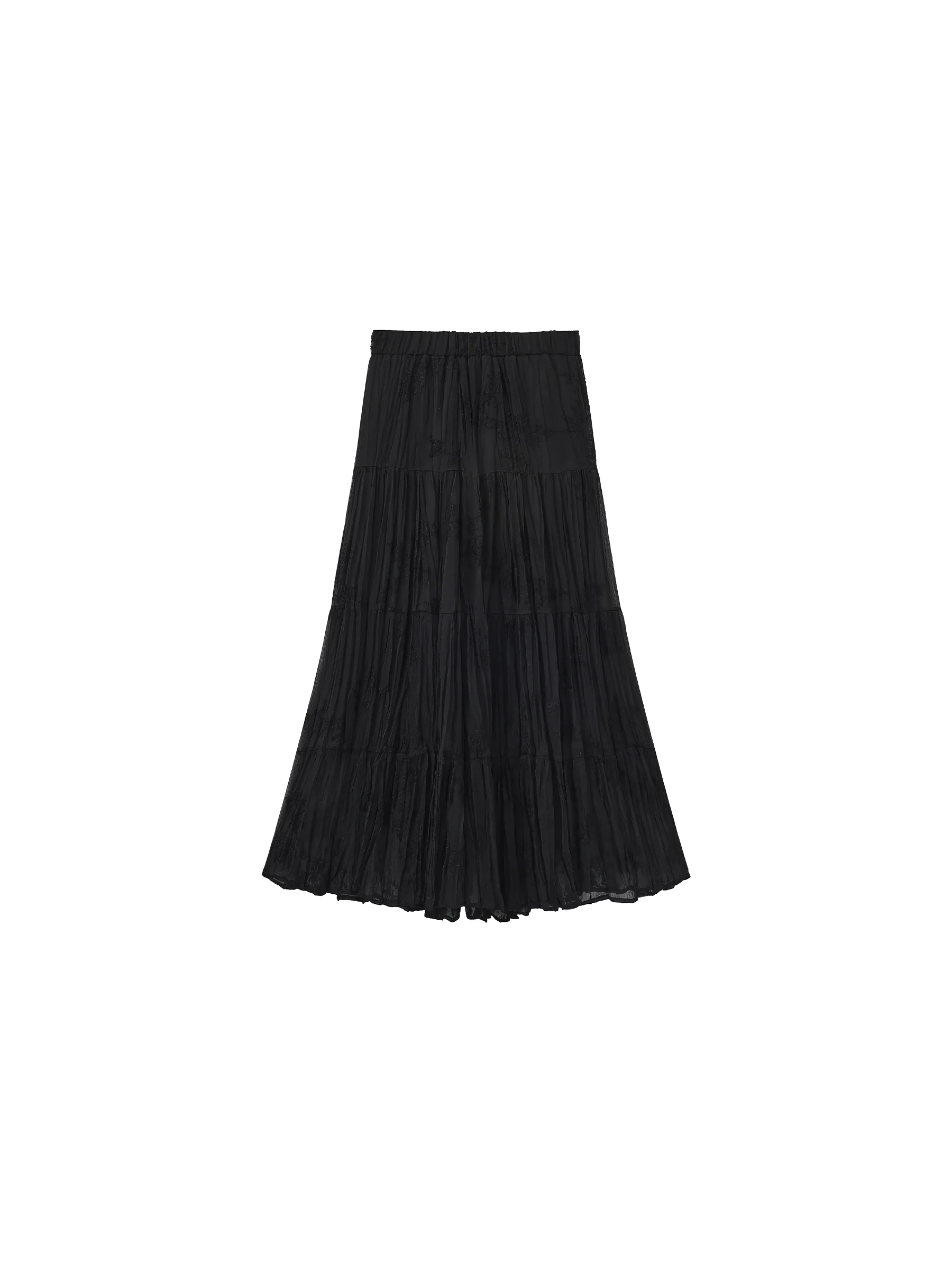 CUBIC Textured A-Line Embroidered Skirt(Pre order: 7 days) - Image 16