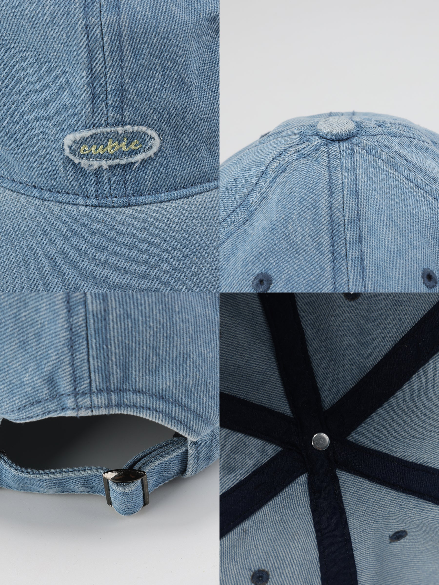 Denim Cubic Cap - Image 14