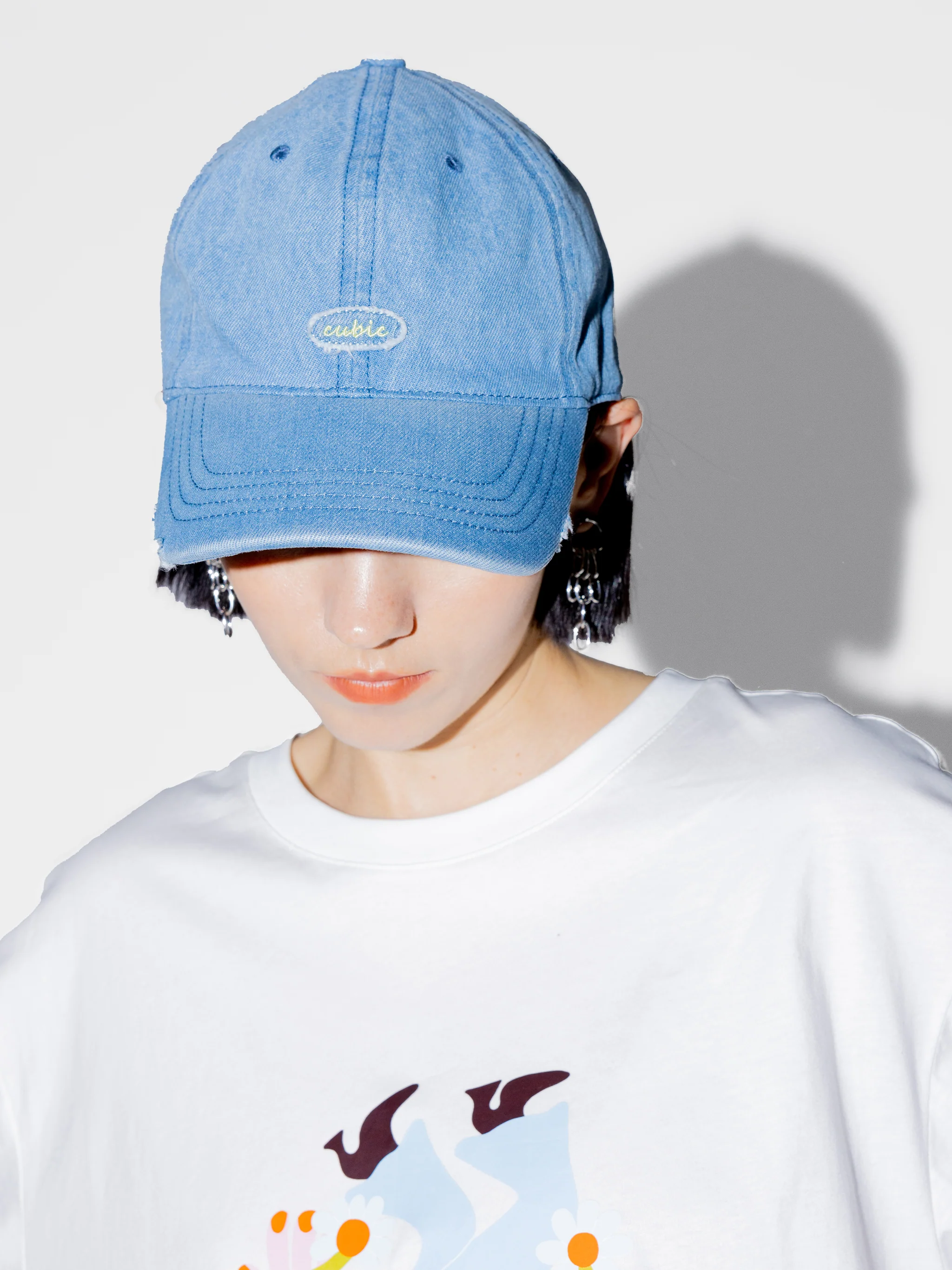 Denim Cubic Cap - Image 7