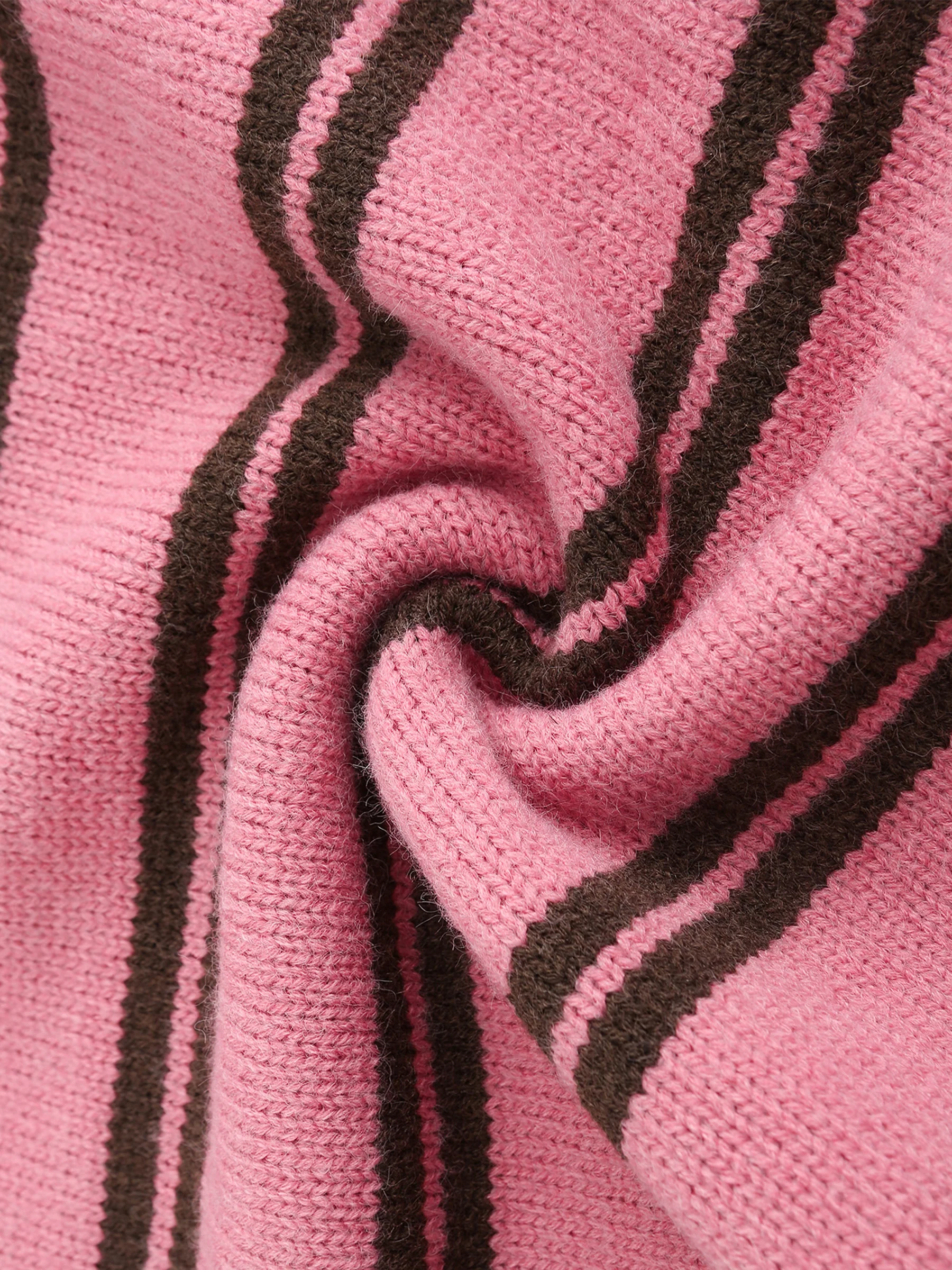 Distressed Striped Knit Sweater - Image 20