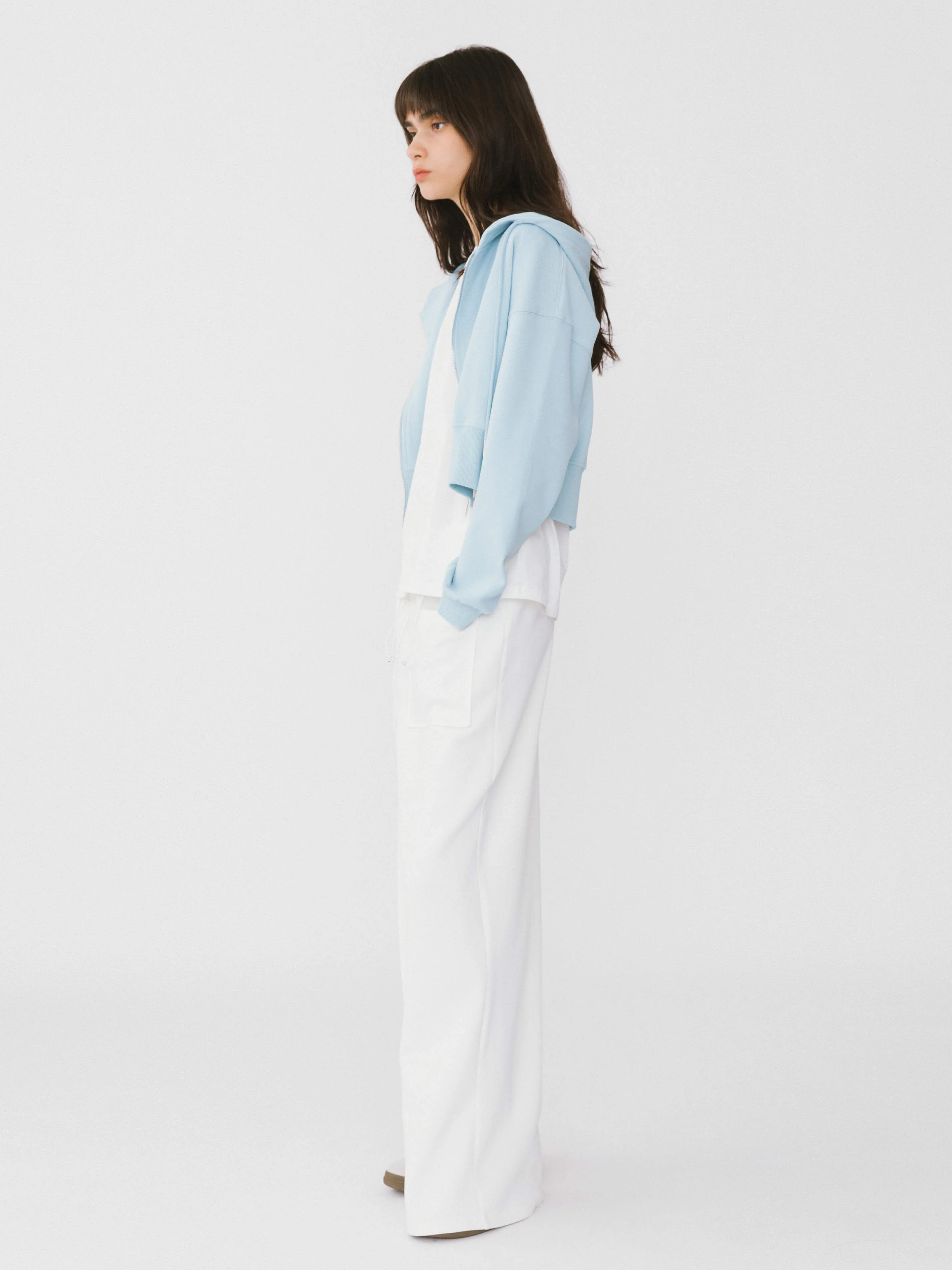 Double Drawstring Wide Leg Trousers - Image 14