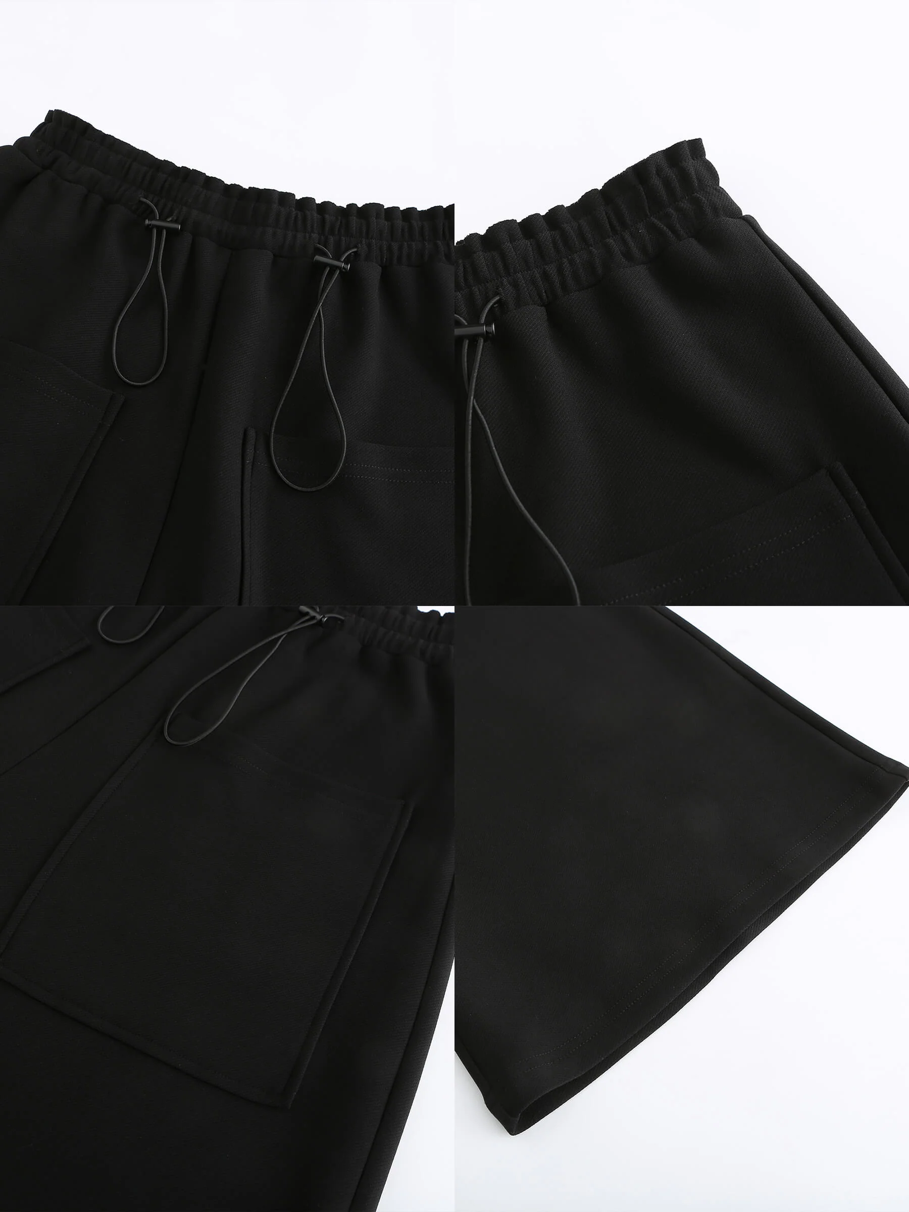 Double Drawstring Wide Leg Trousers - Image 19