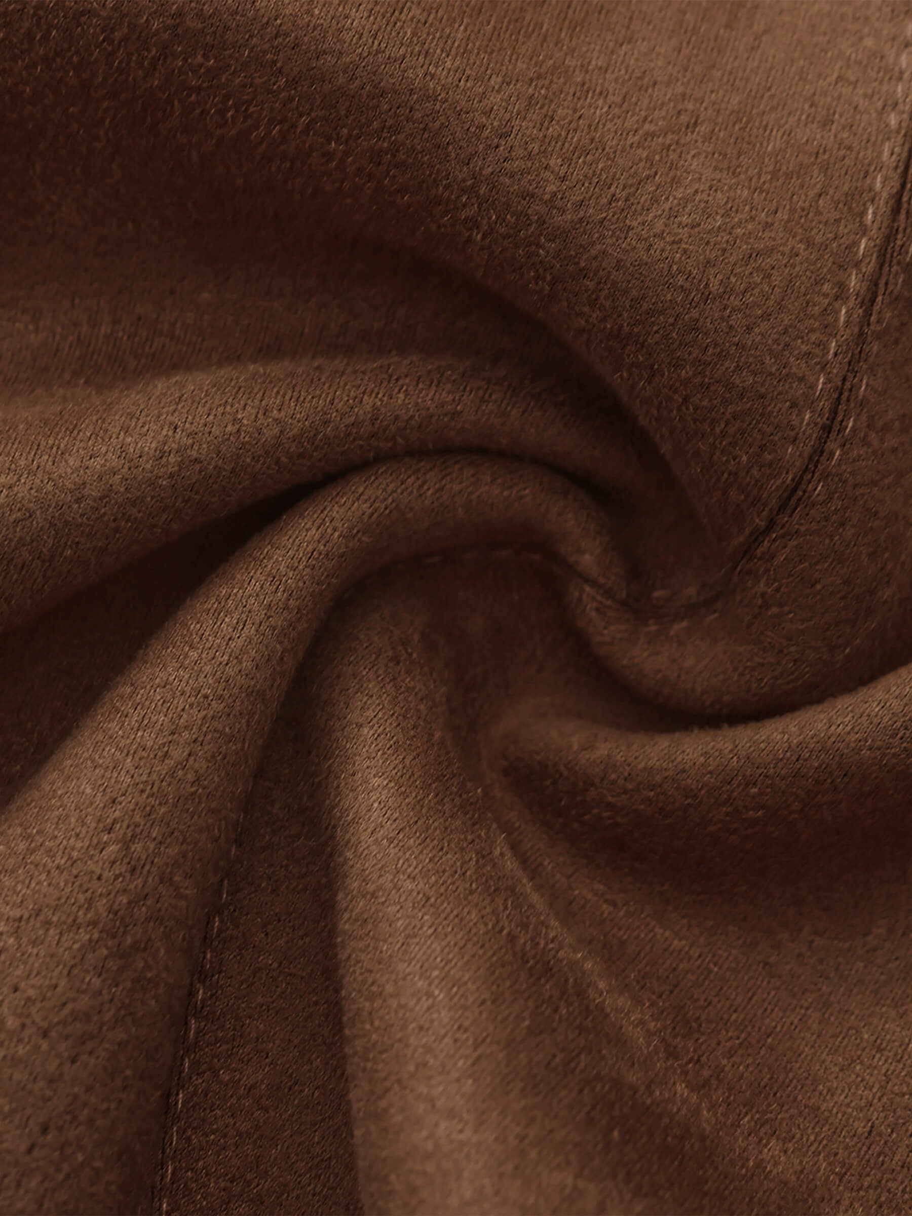 ONE BY CUBIC Elastic Hem Suede Jacket - Image 11