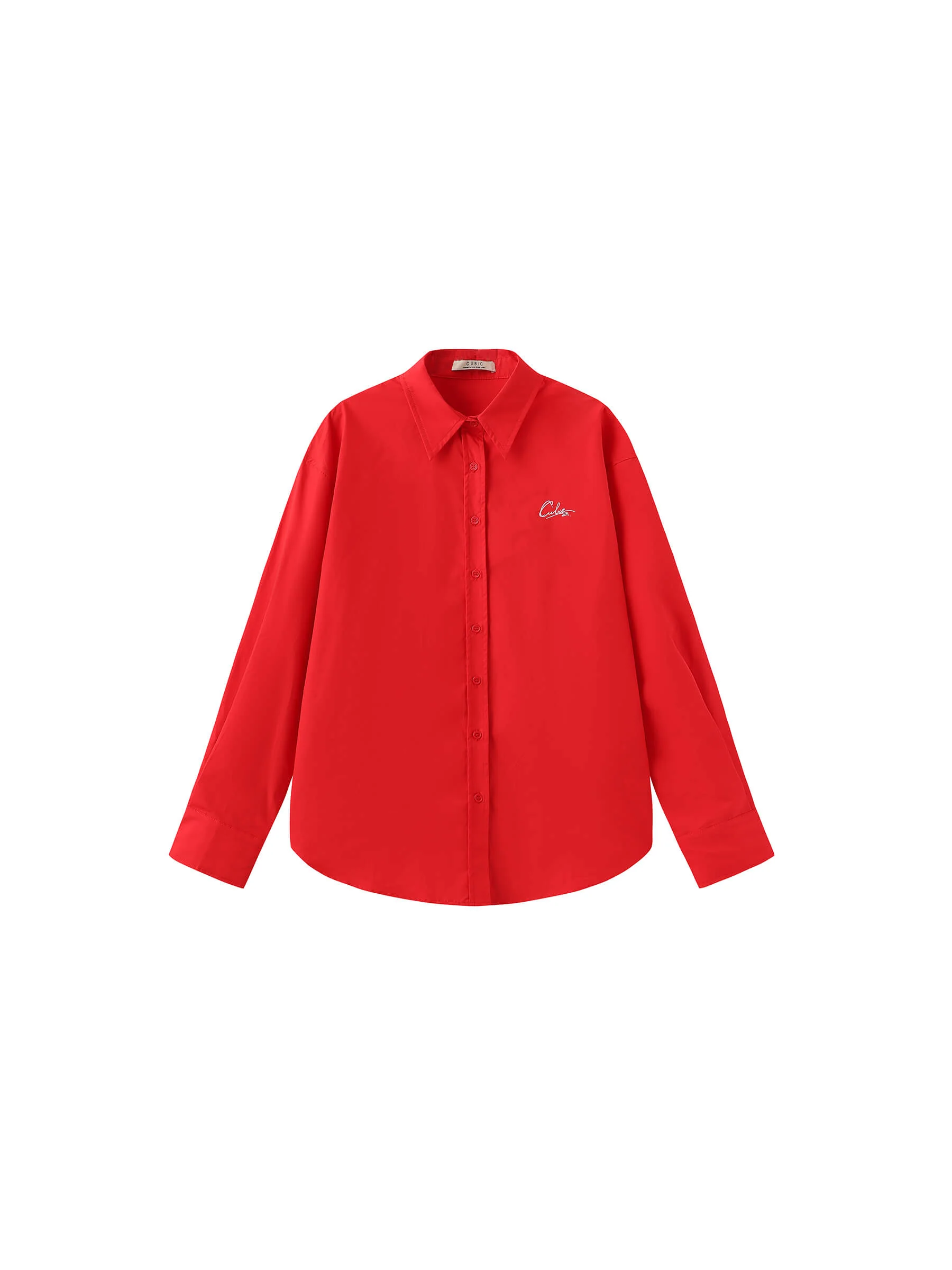 100% Cotton Embroidered Oversized Shirt - Image 10