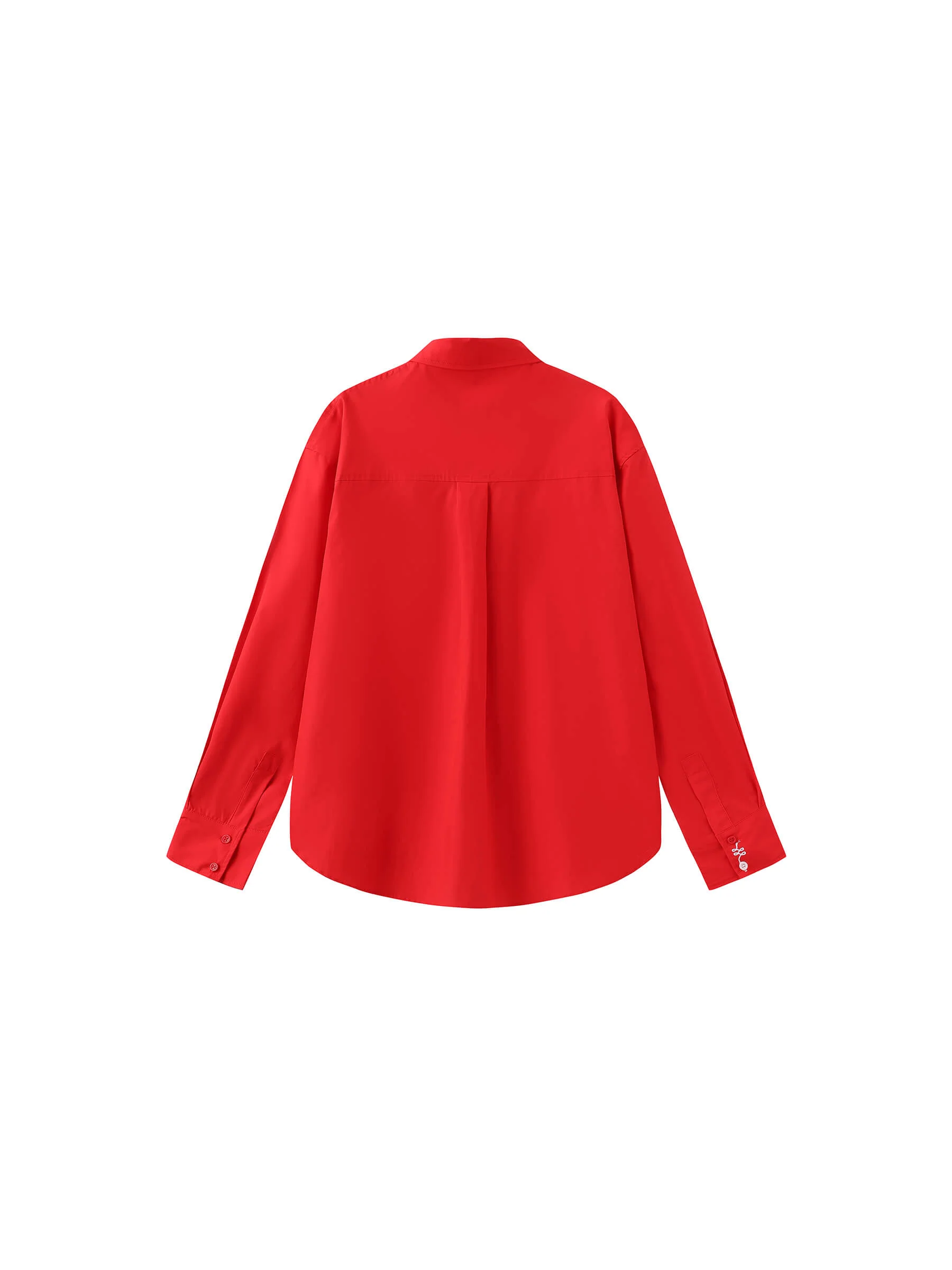 100% Cotton Embroidered Oversized Shirt - Image 11
