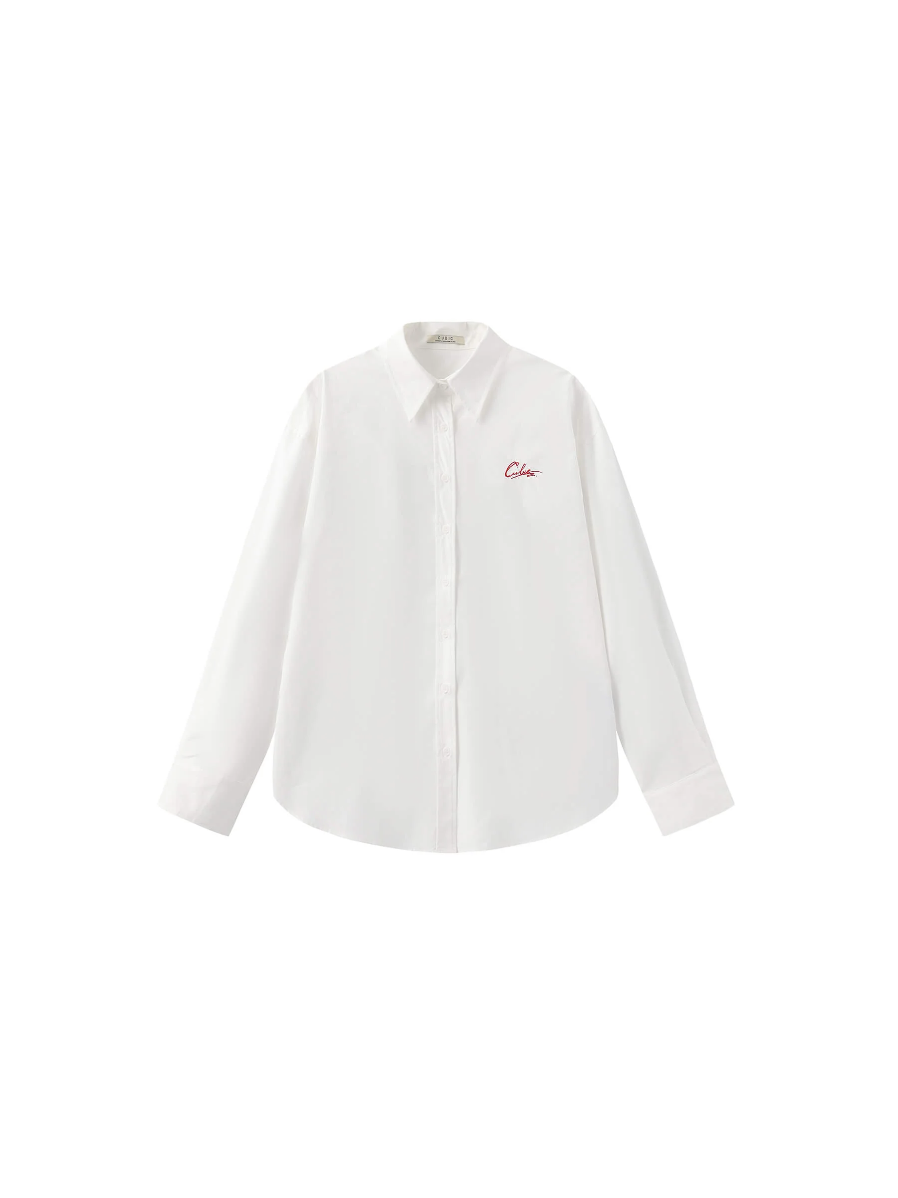 100% Cotton Embroidered Oversized Shirt - Image 12