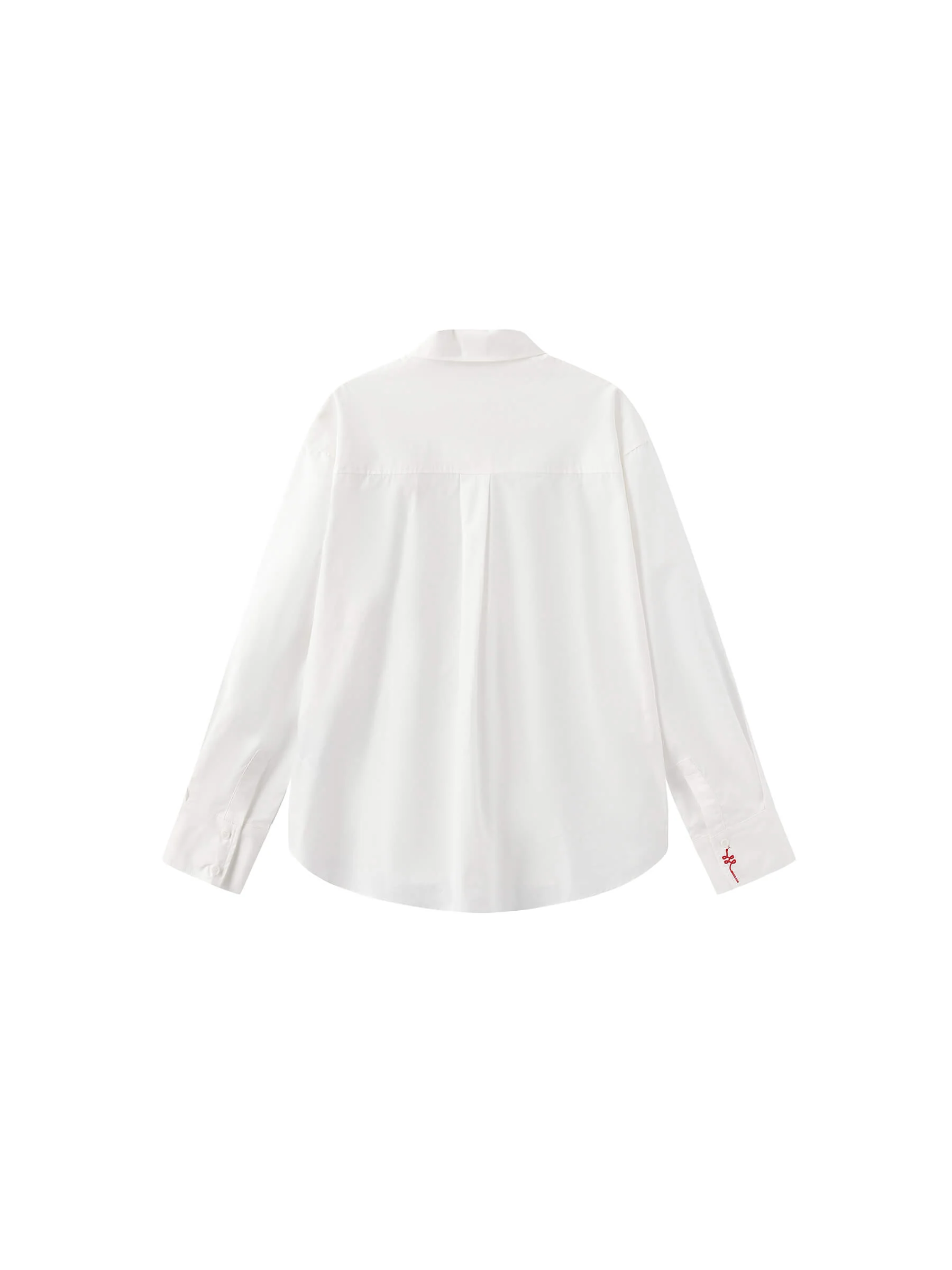 100% Cotton Embroidered Oversized Shirt - Image 13
