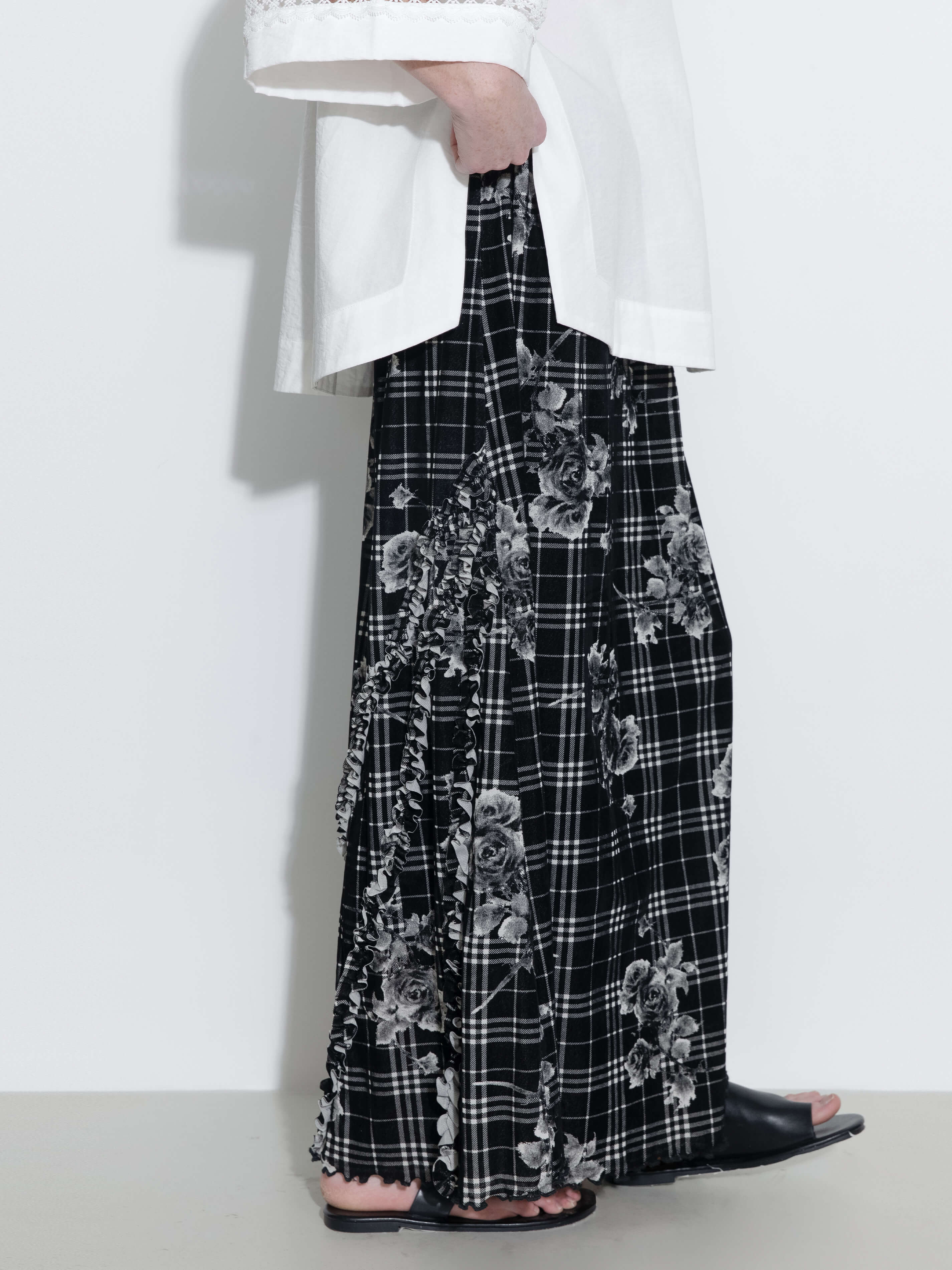 Floral Print A-line Skirt - Image 6
