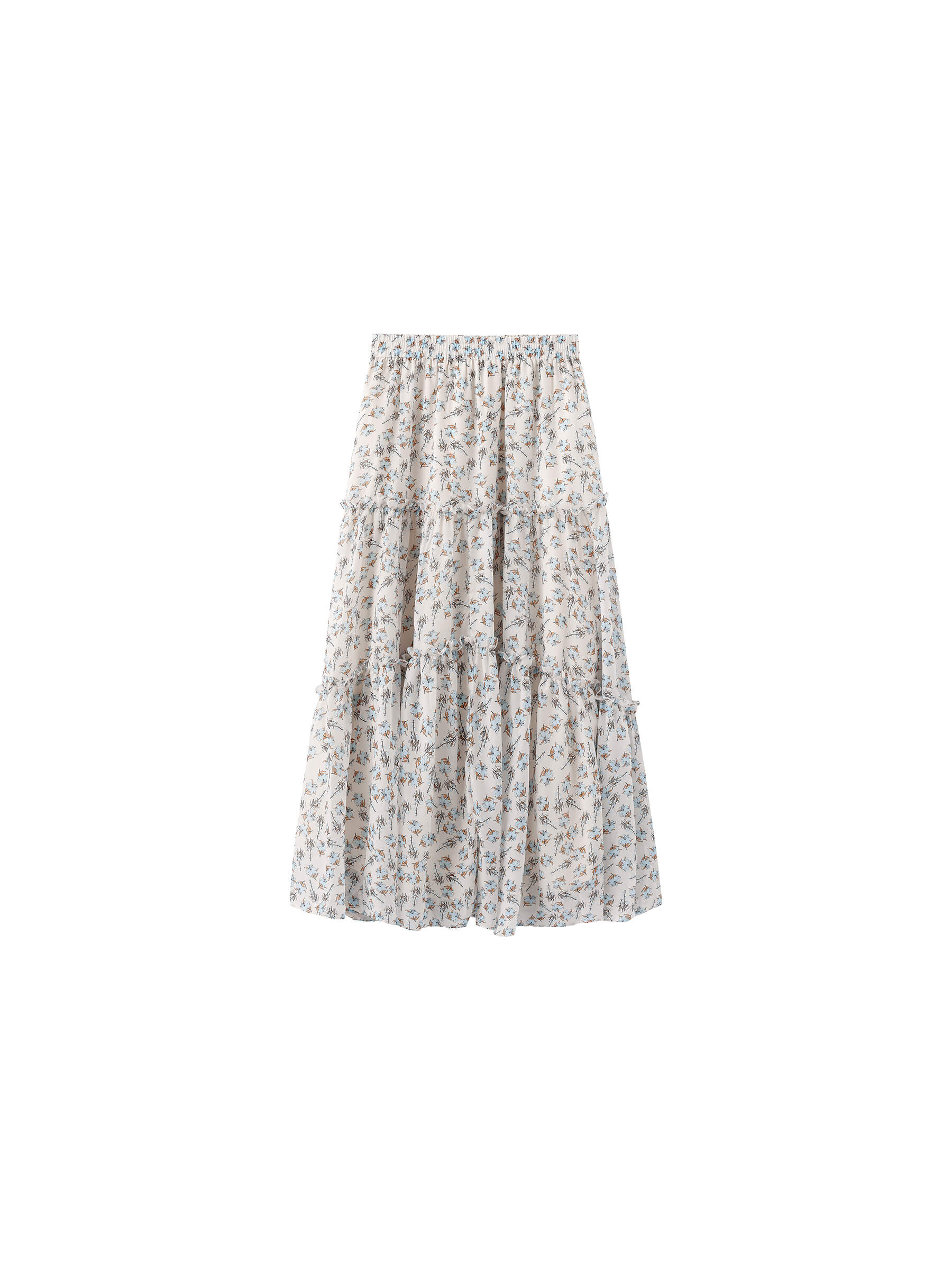 Floral Print Maxi Skirt - Image 8
